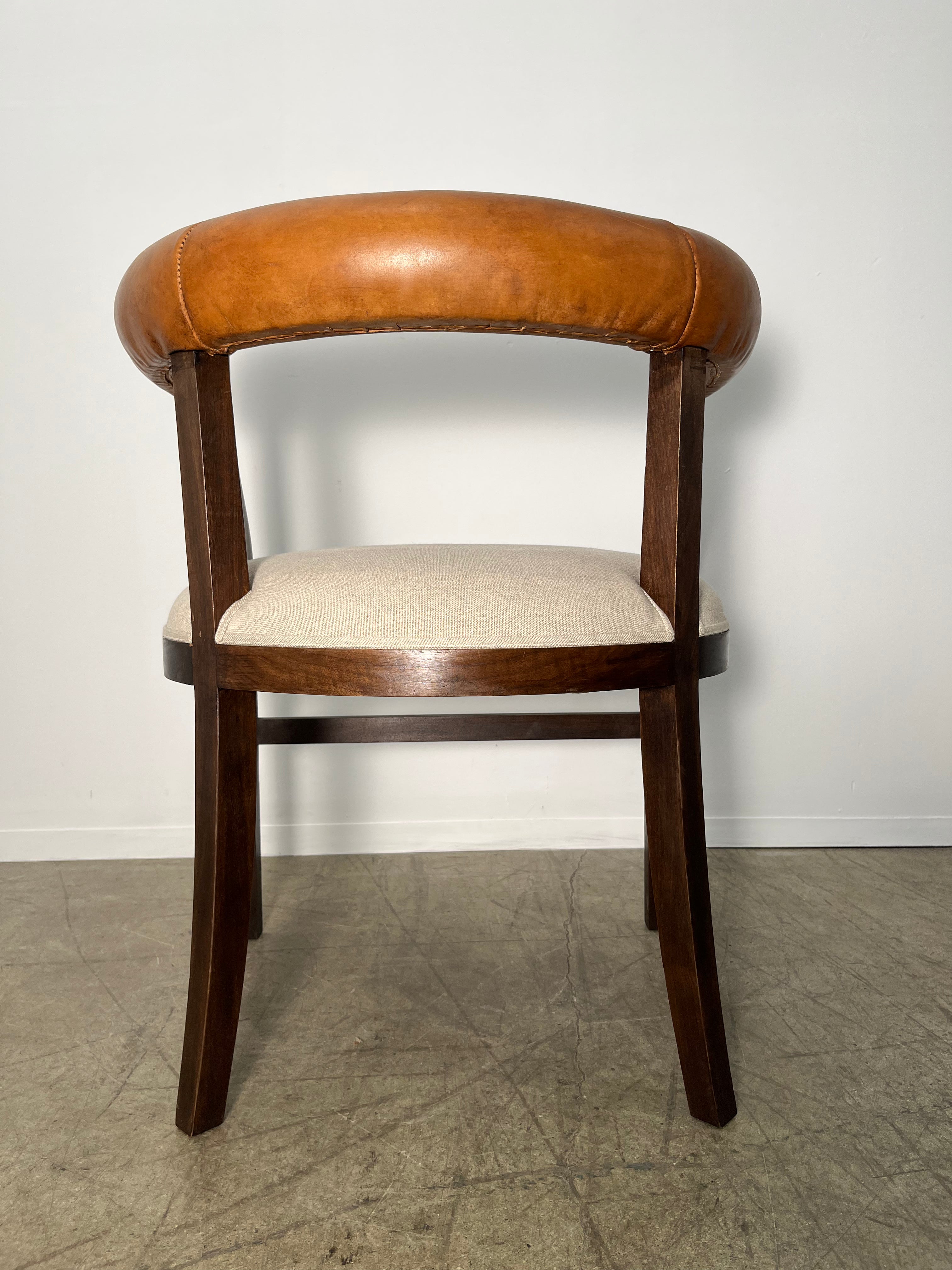 Set of (4) Limited Edition Ebonized Bennet Arm Chairs