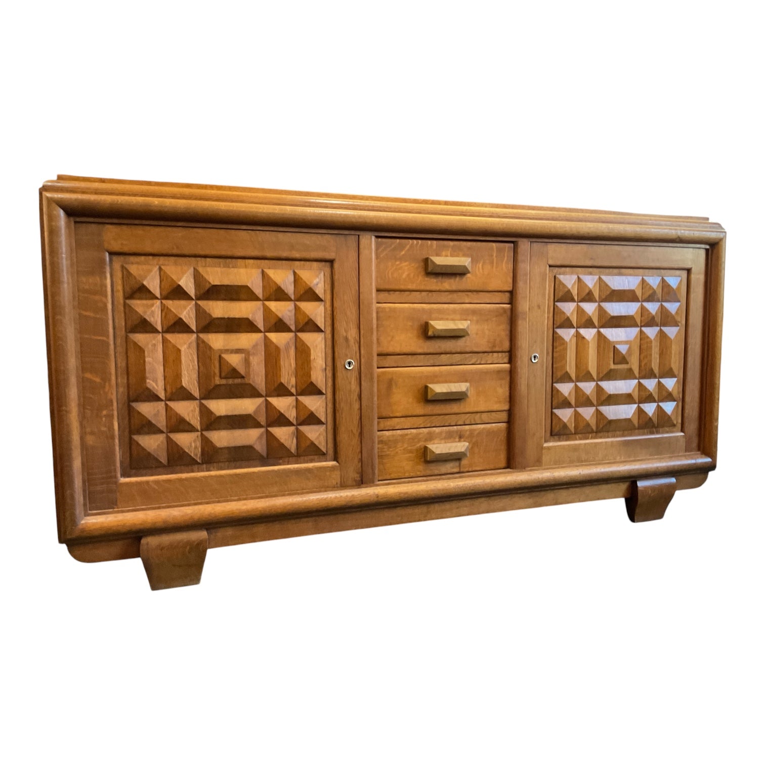 French 1930s Oak Sideboard