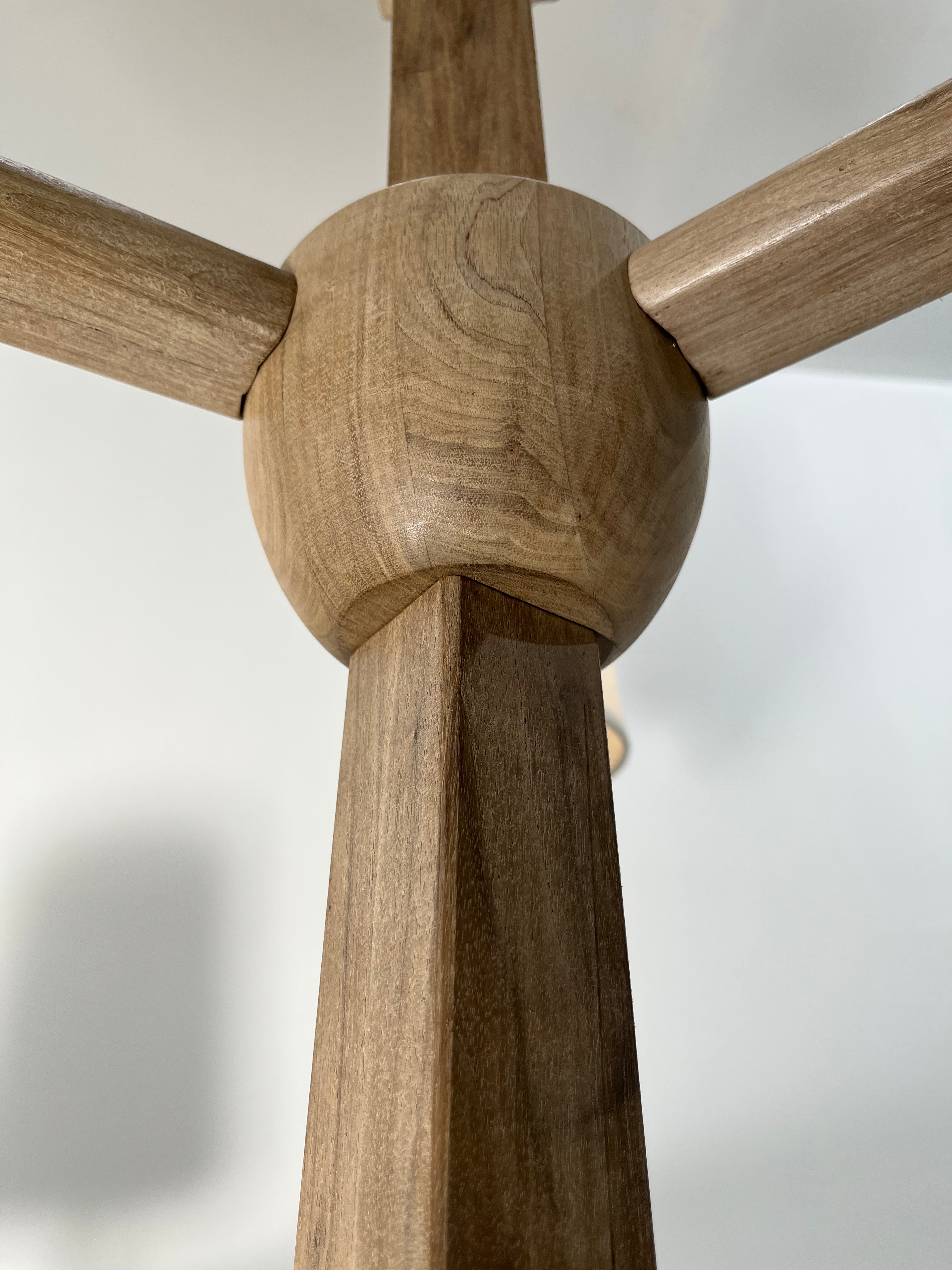Lucca Studio Walnut Taylor Chandelier ( 2-Tier)