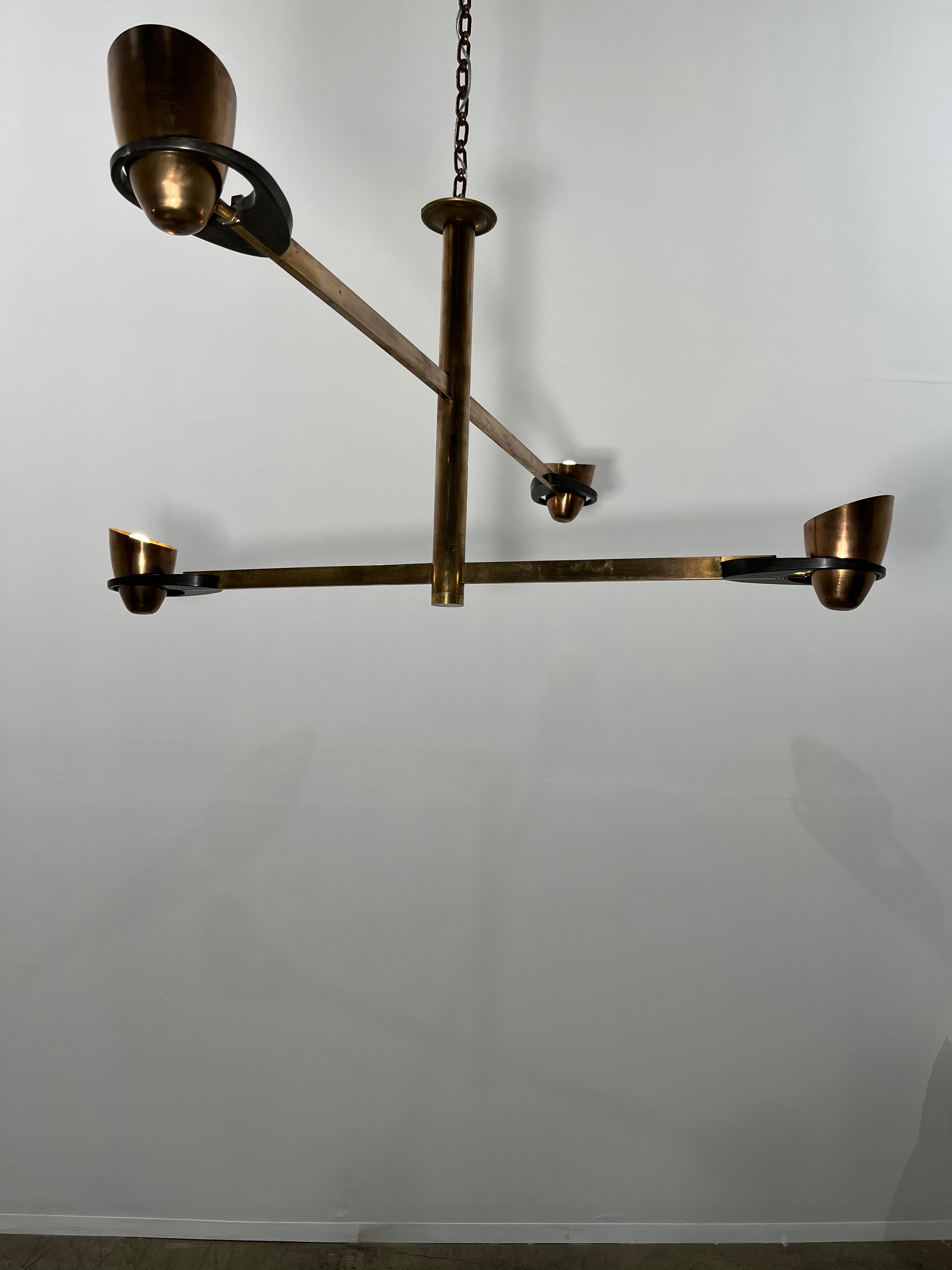Limited Edition Mixed Metals Chandelier (Eaton)