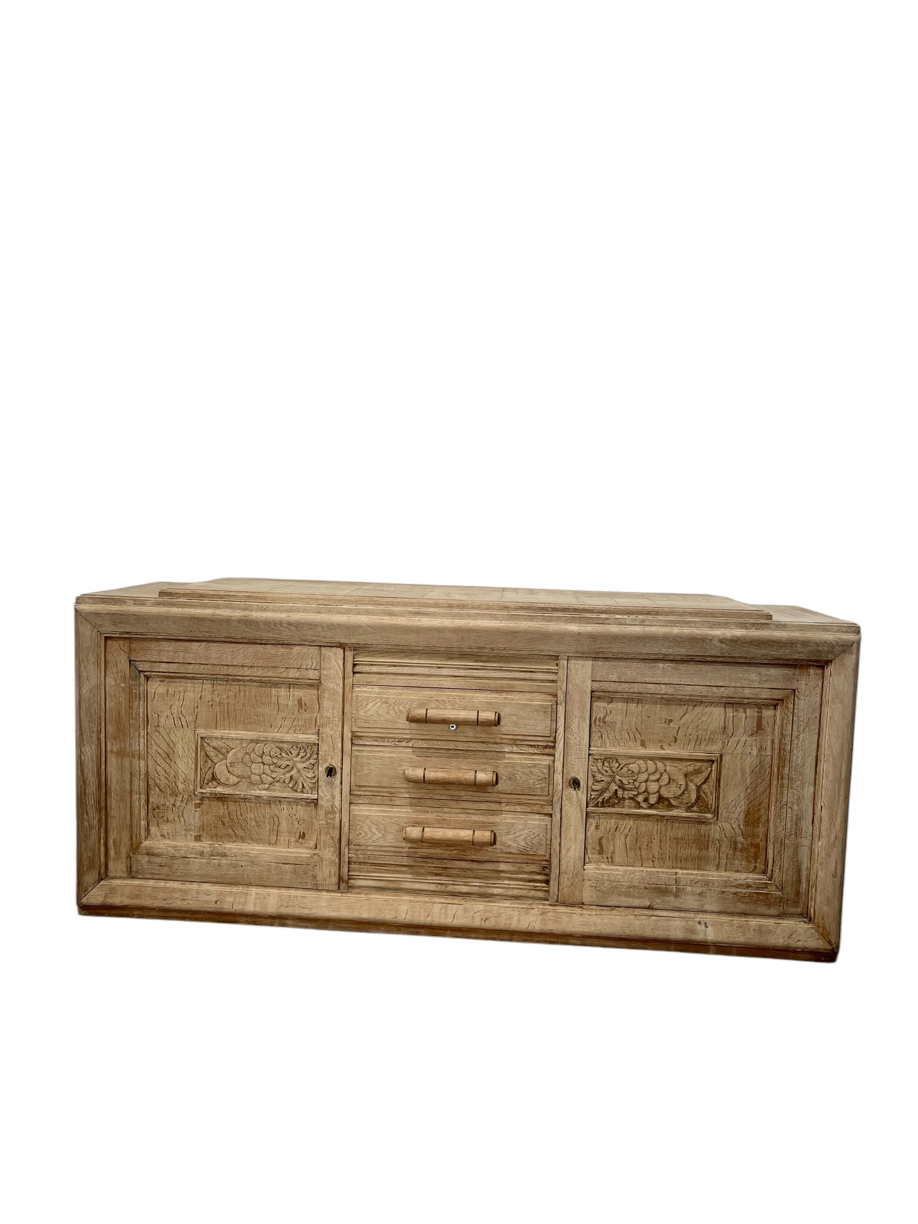 French 1930's Oak Sideboard