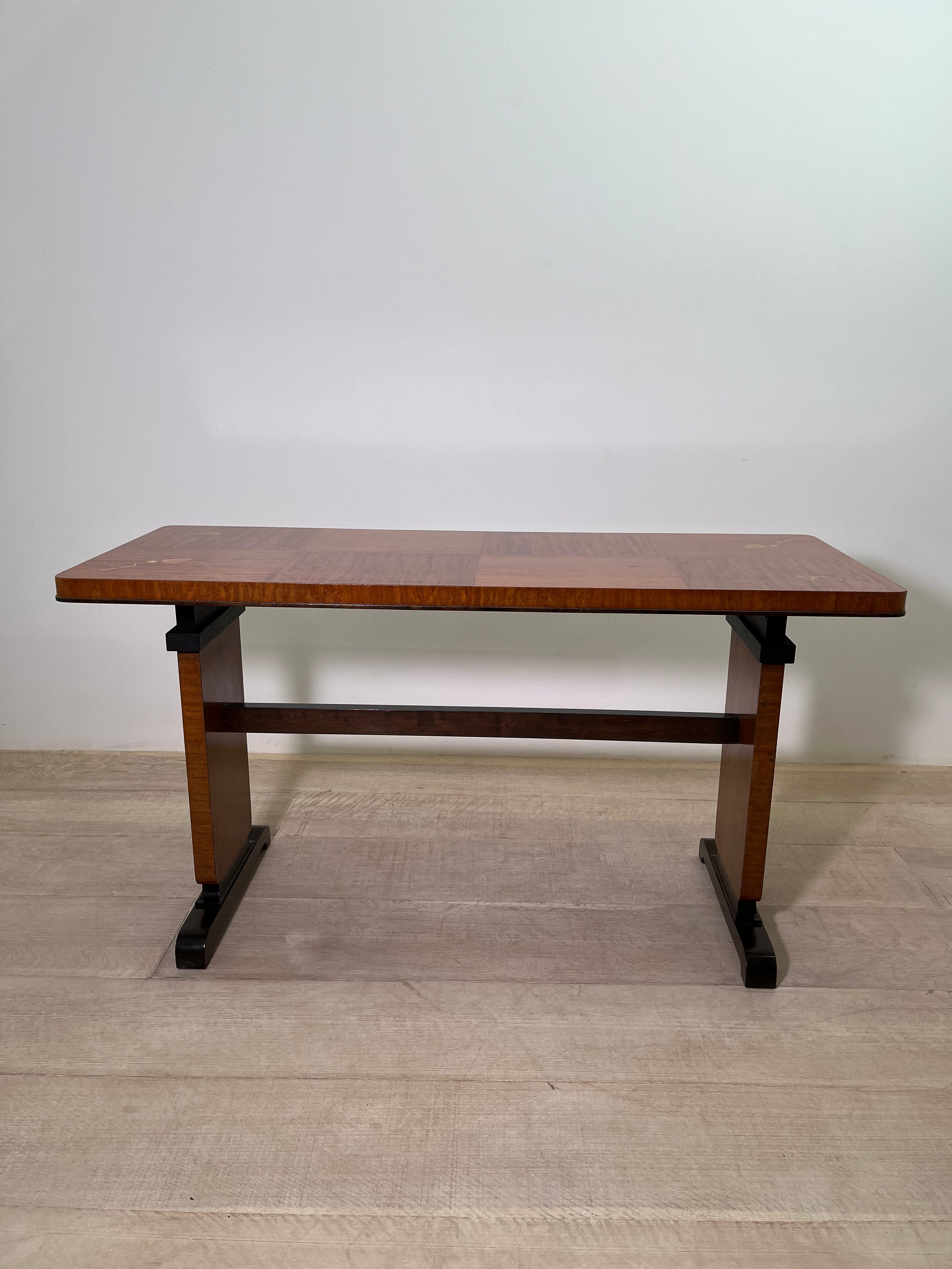 Swedish Grace 1930's Burl Console