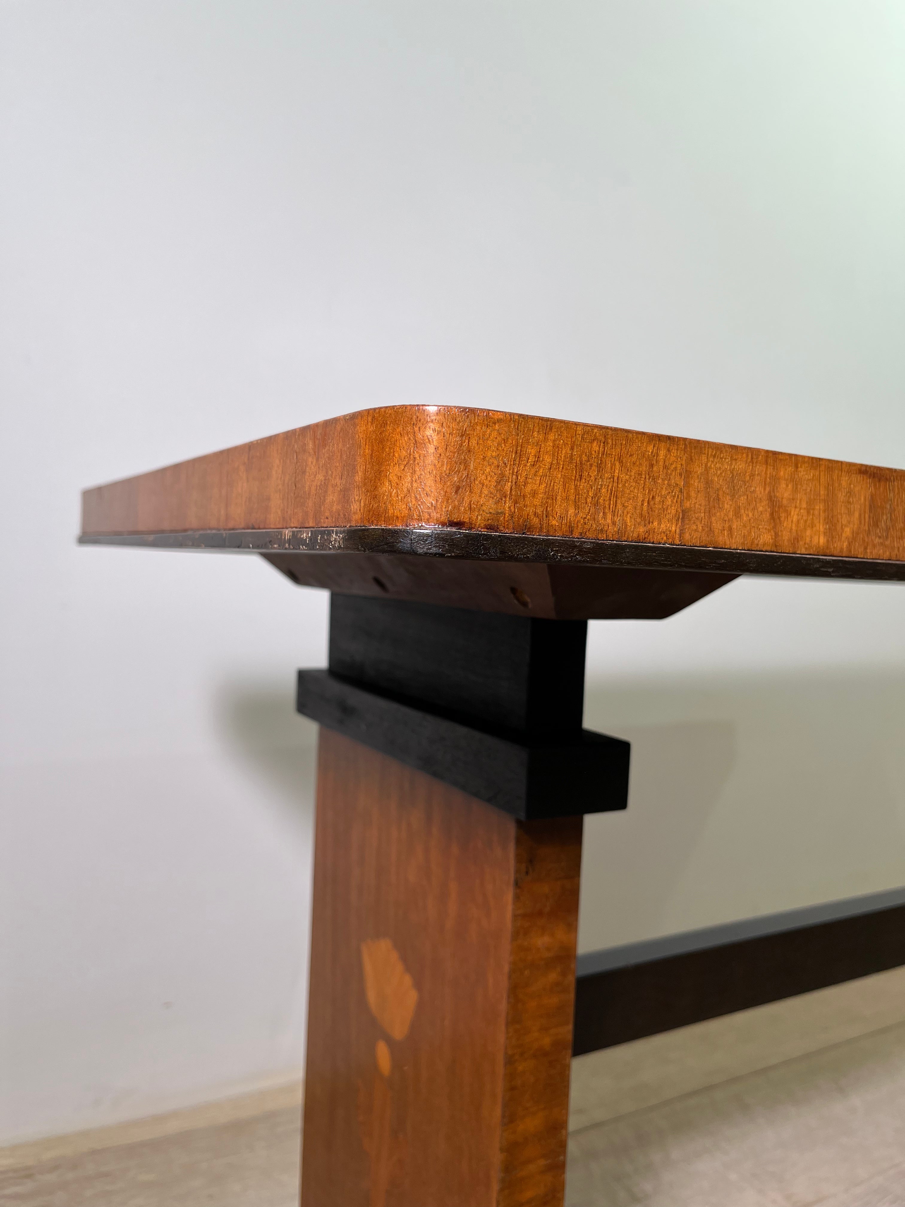 Swedish Grace 1930's Burl Console
