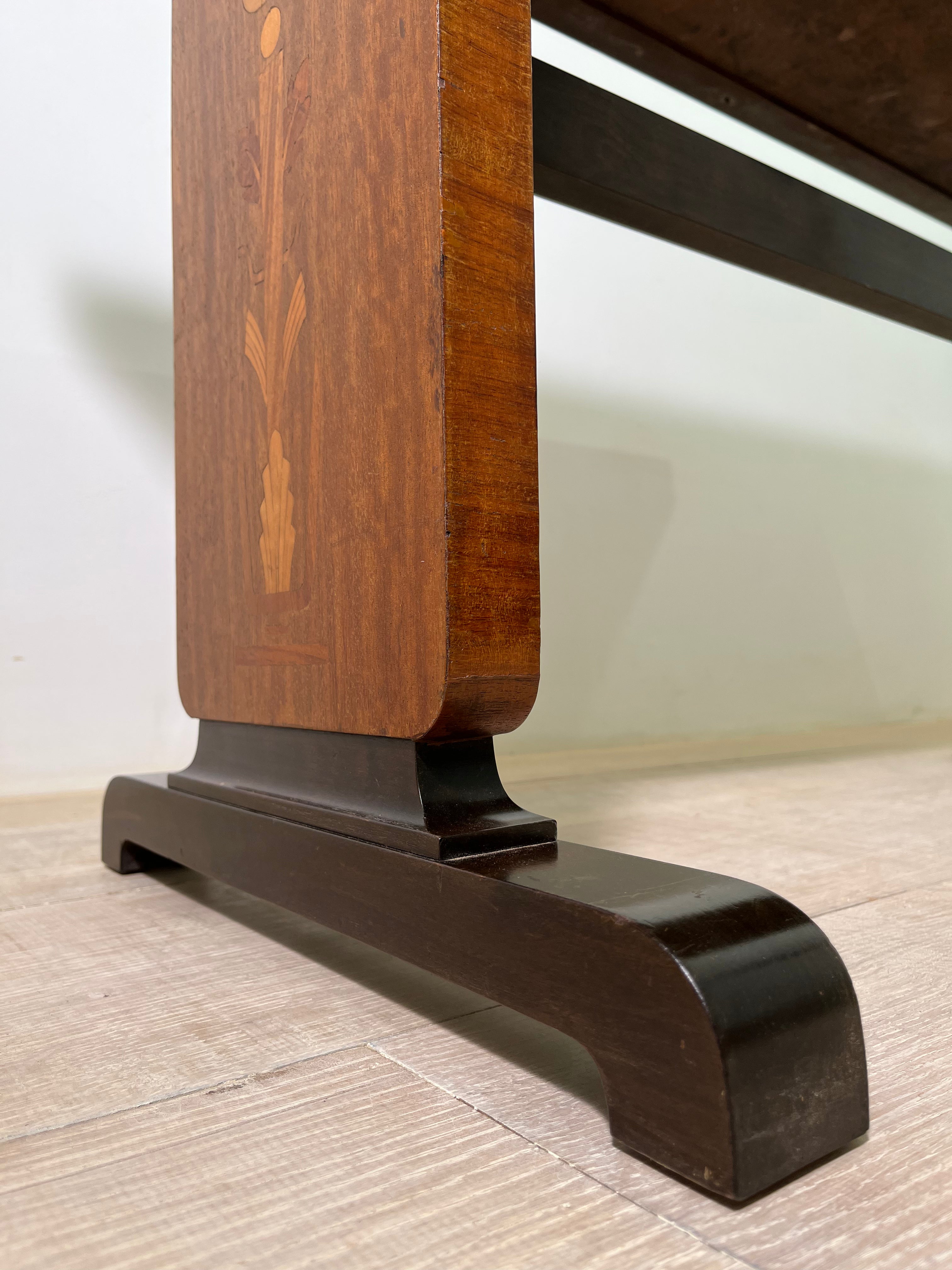 Swedish Grace 1930's Burl Console