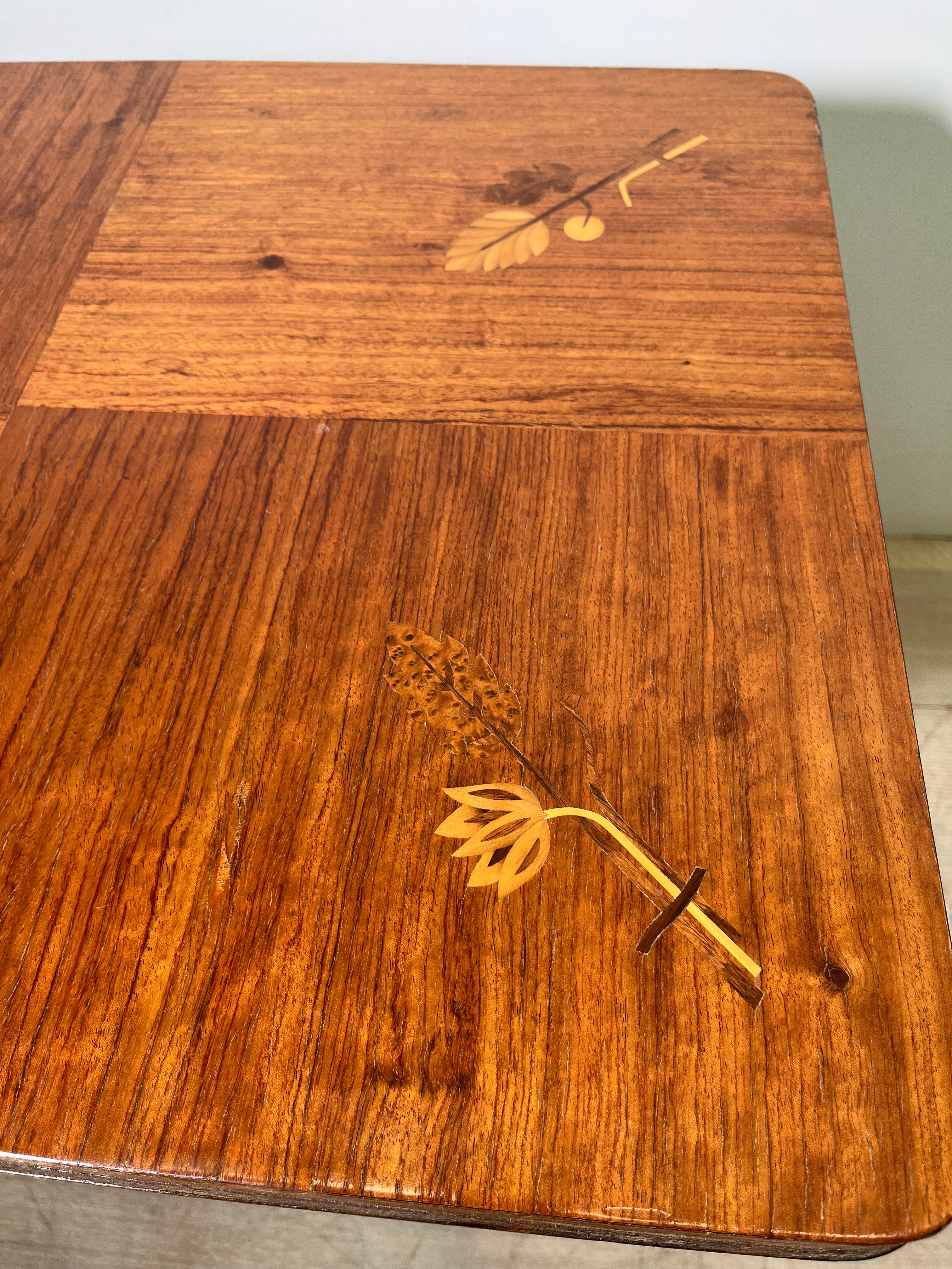 Swedish Grace 1930's Burl Console