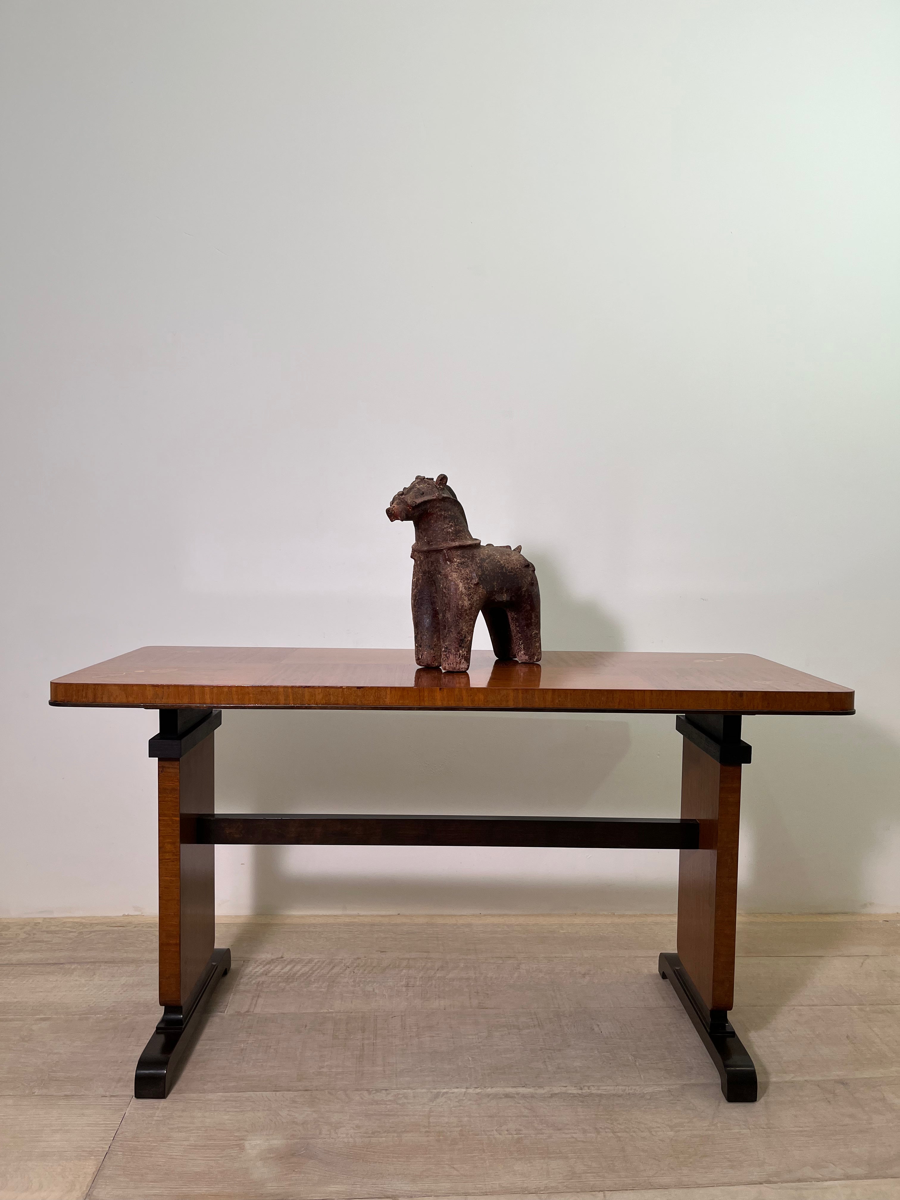 Swedish Grace 1930's Burl Console