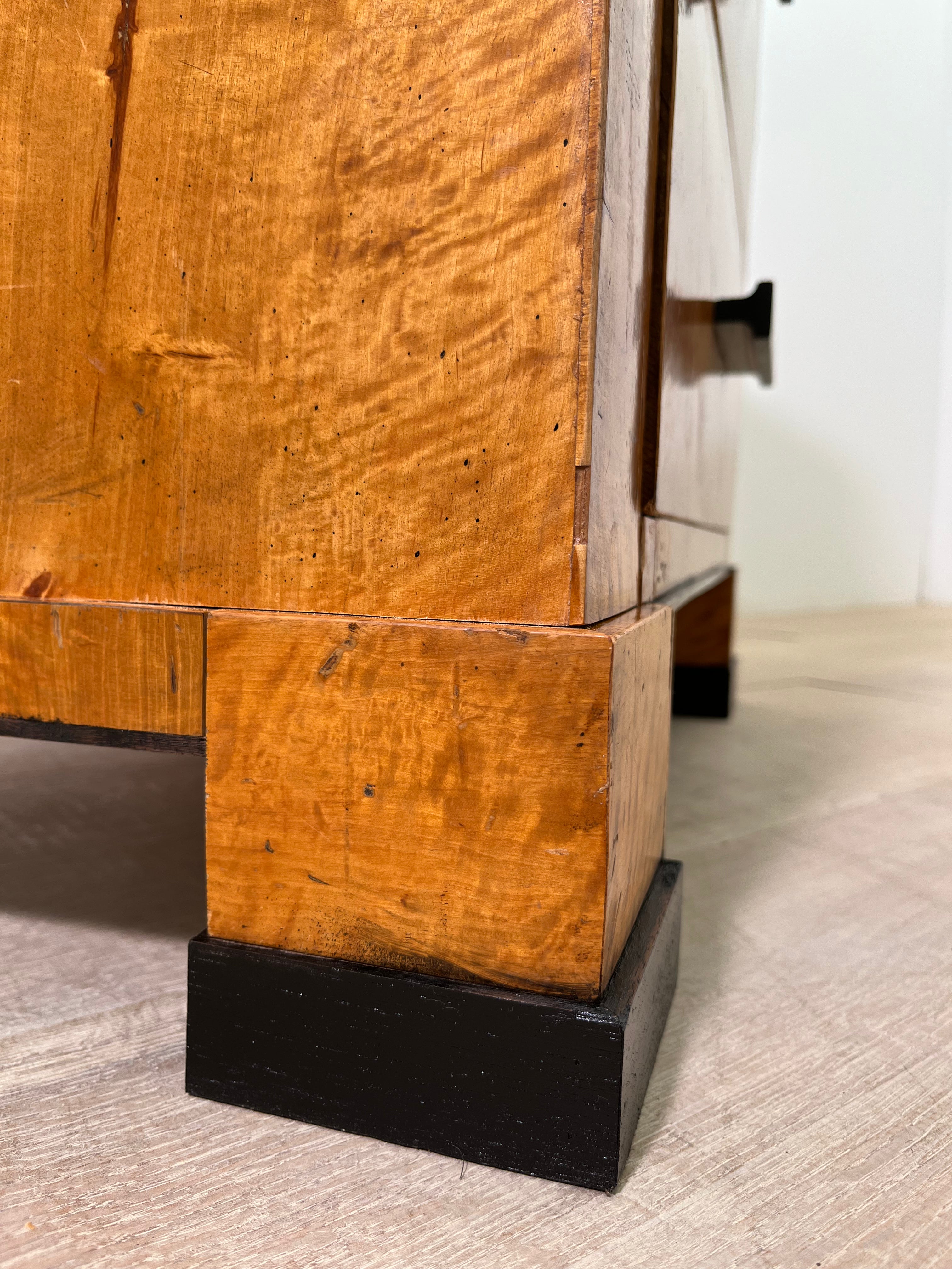 Limited Edition Single Swedish Burl-wood Nightstand pair available