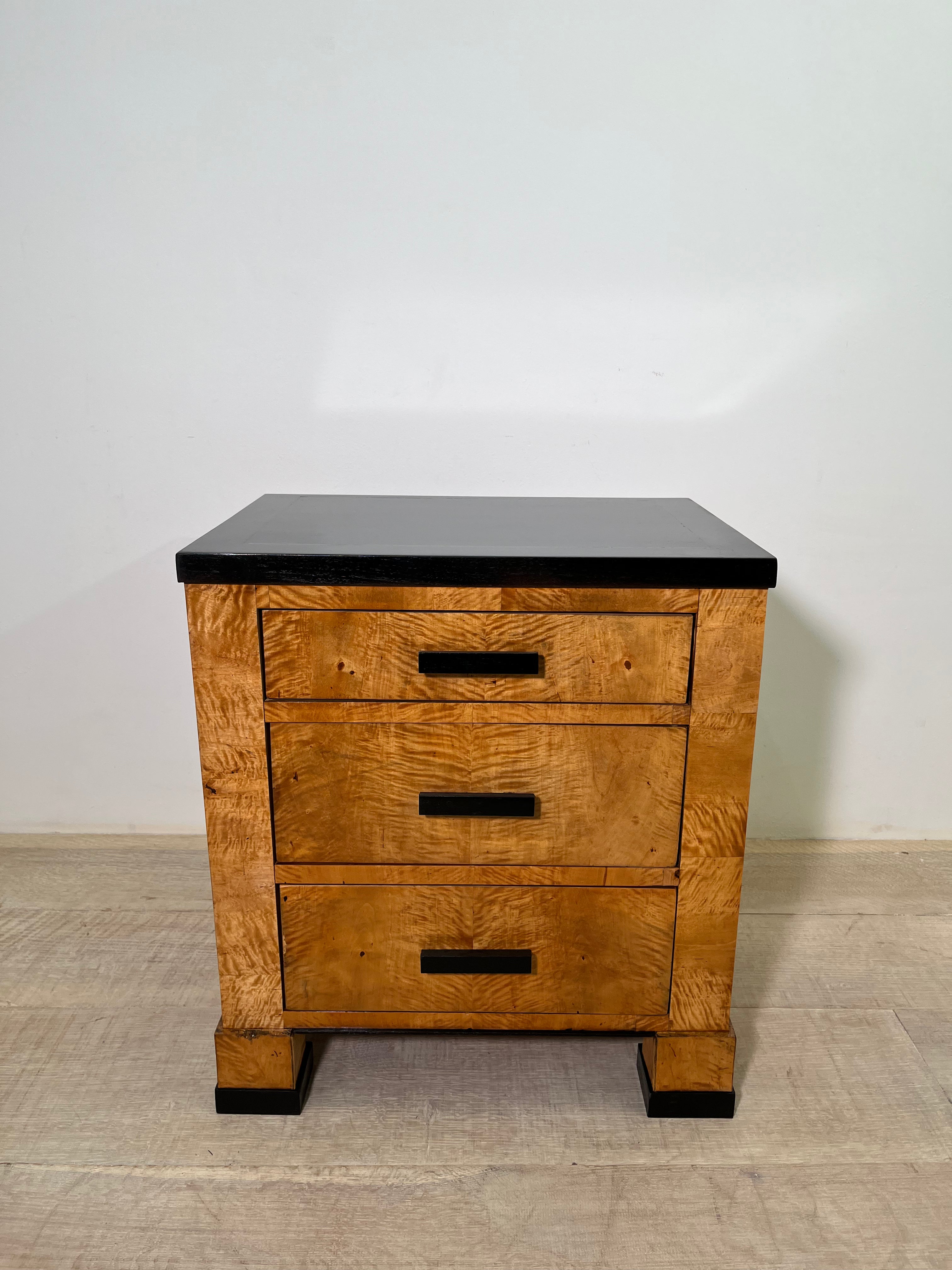 Limited Edition Single Swedish Burl-wood Night stand/pair available