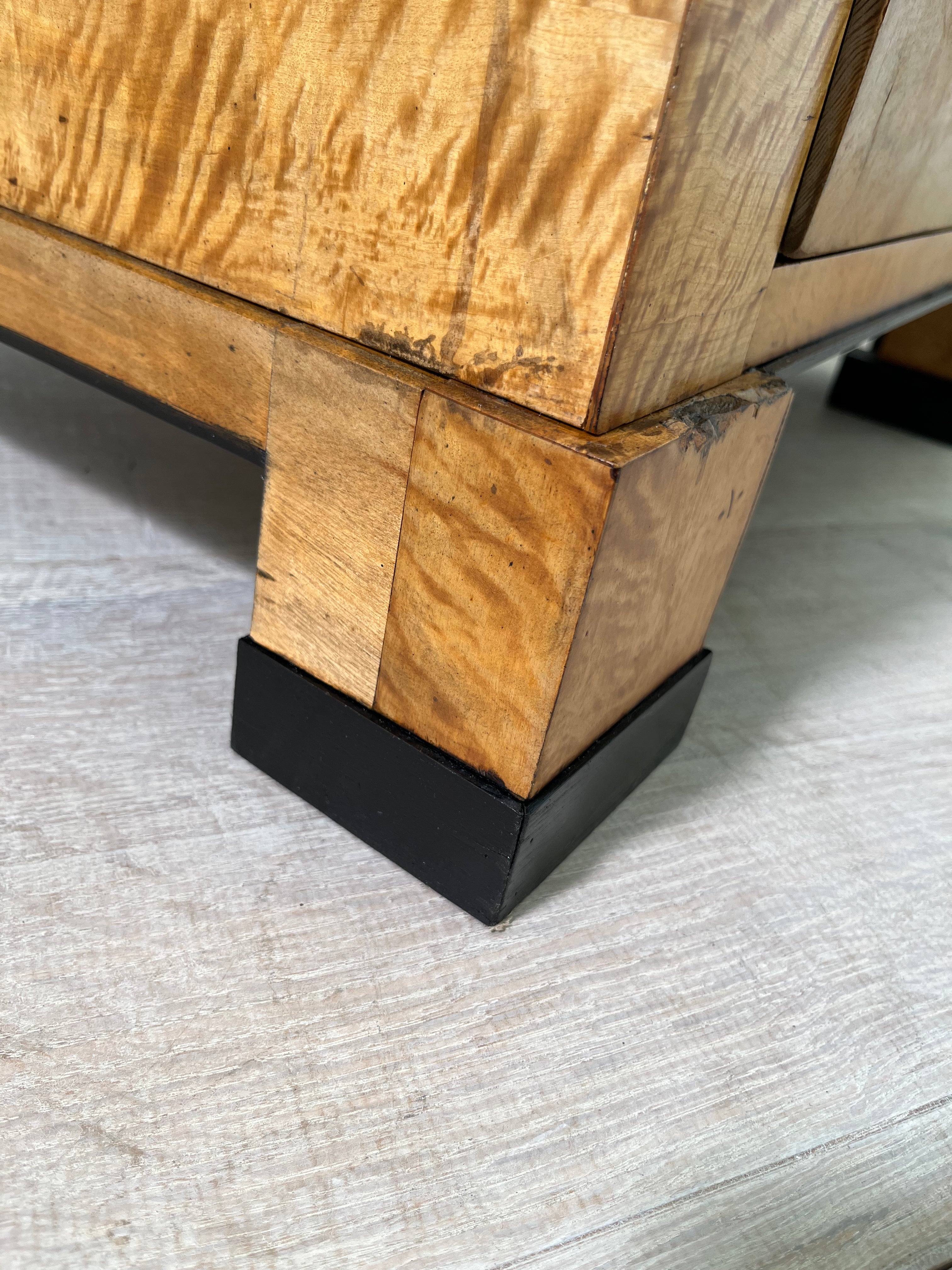 Limited Edition Single Swedish Burl-wood Night stand/pair available