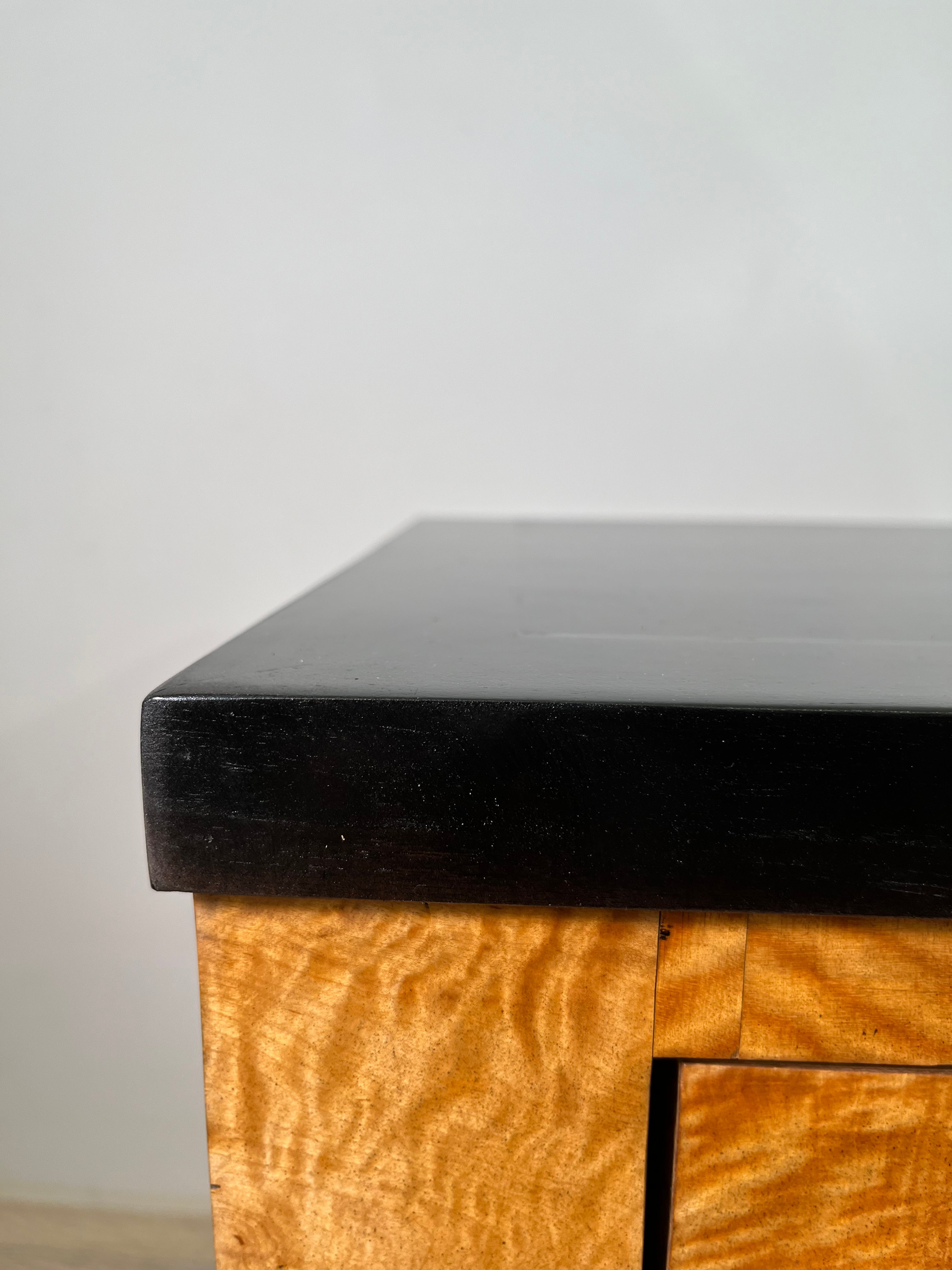 Limited Edition Single Swedish Burl-wood Night stand/pair available