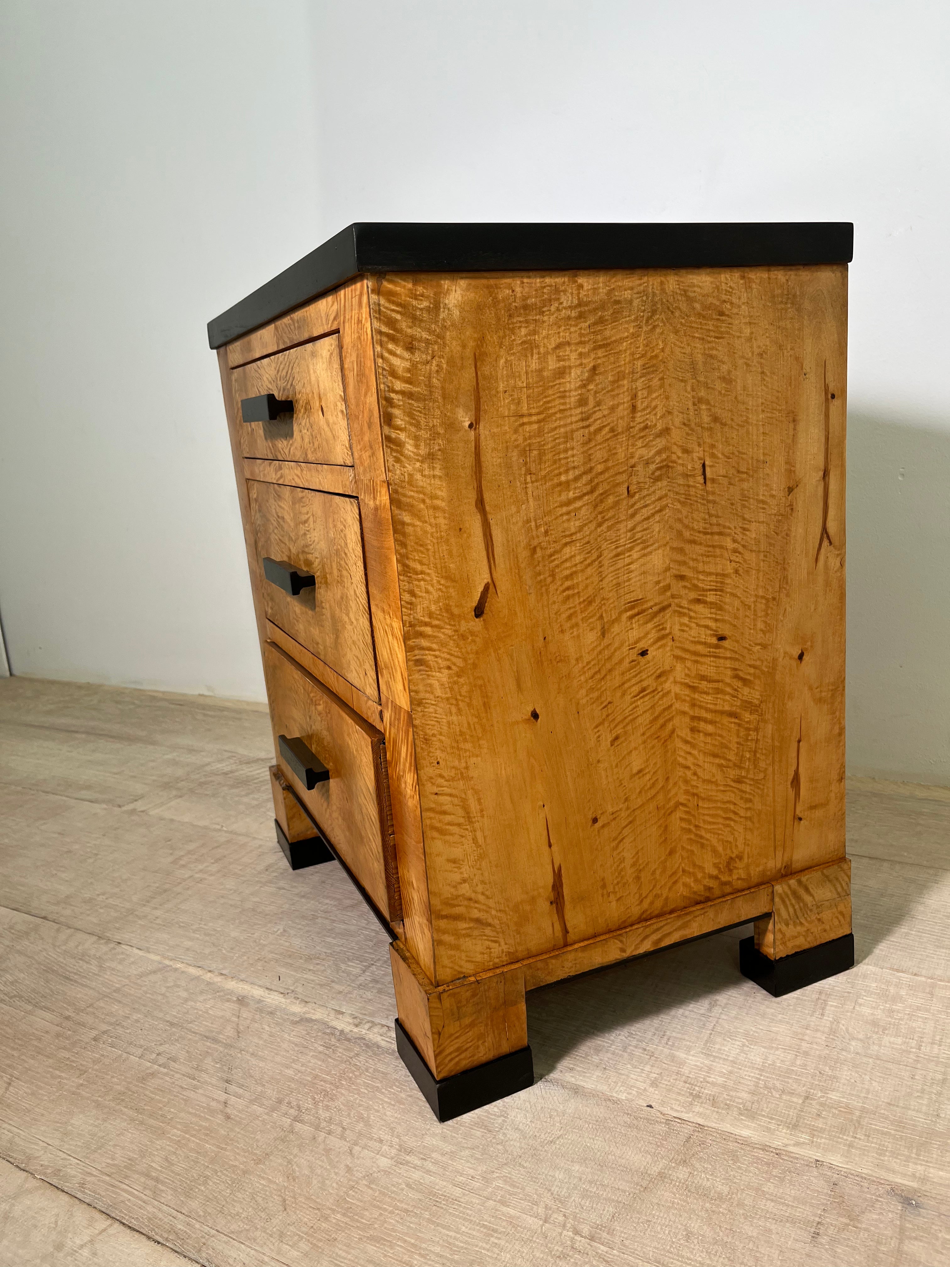 Limited Edition Single Swedish Burl-wood Night stand/pair available