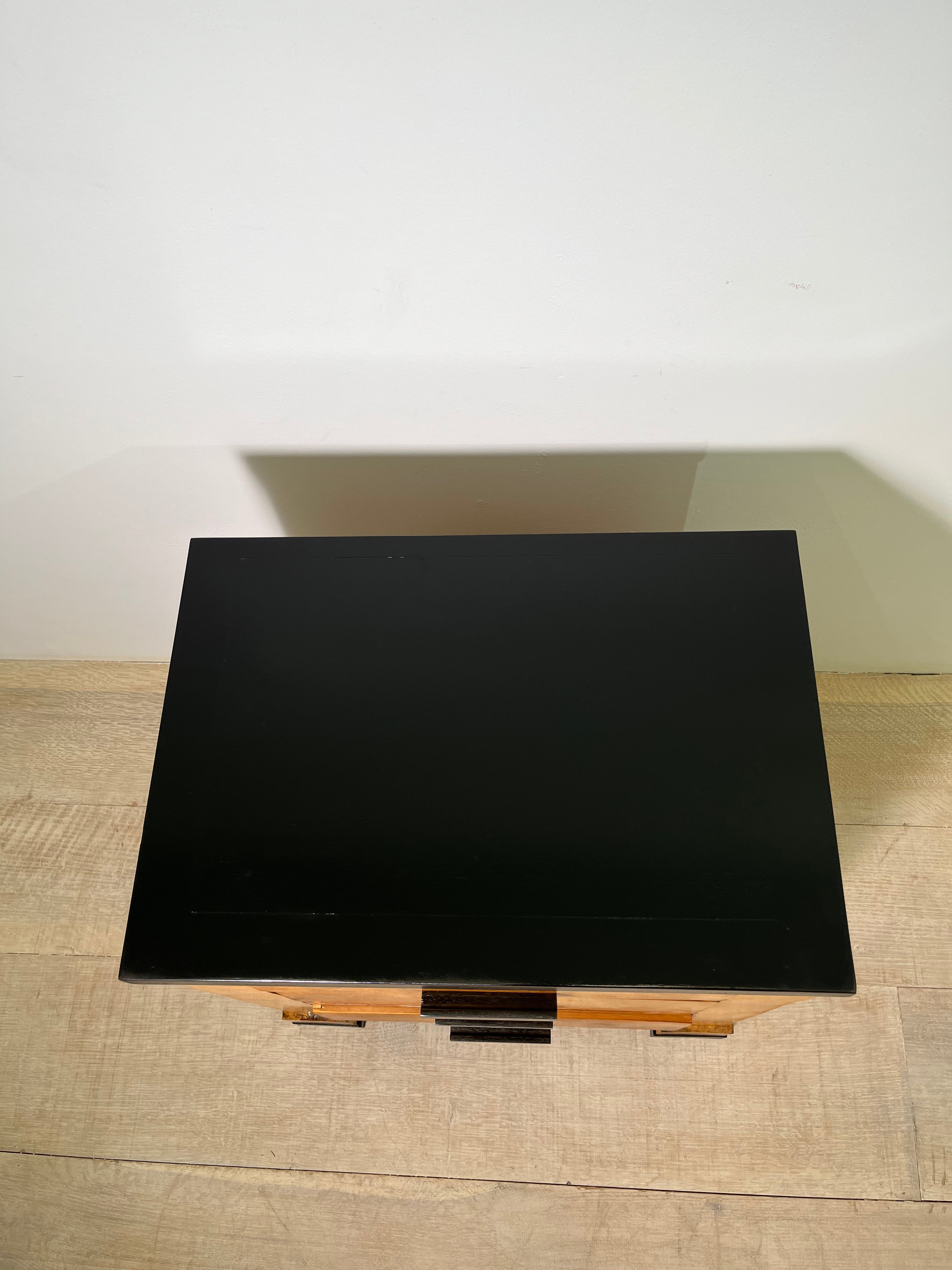 Limited Edition Single Swedish Burl-wood Night stand/pair available