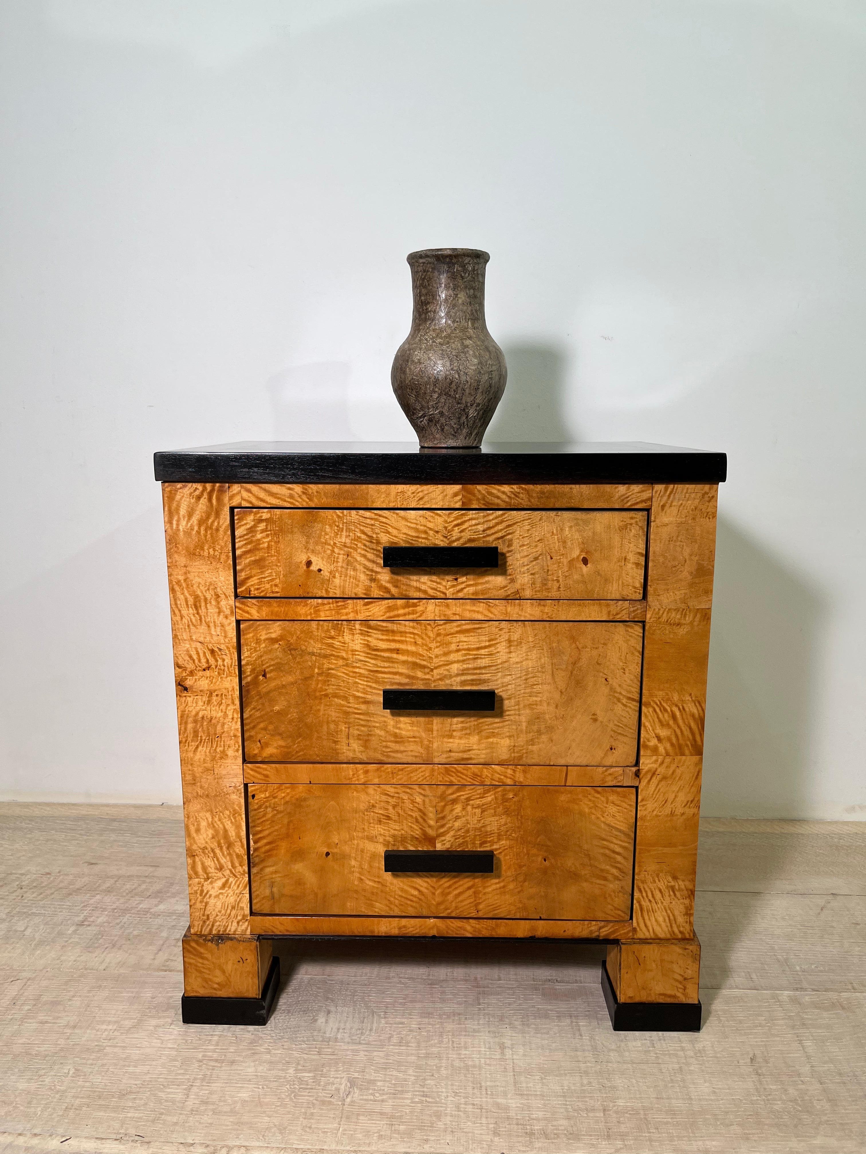 Limited Edition Single Swedish Burl-wood Night stand/pair available