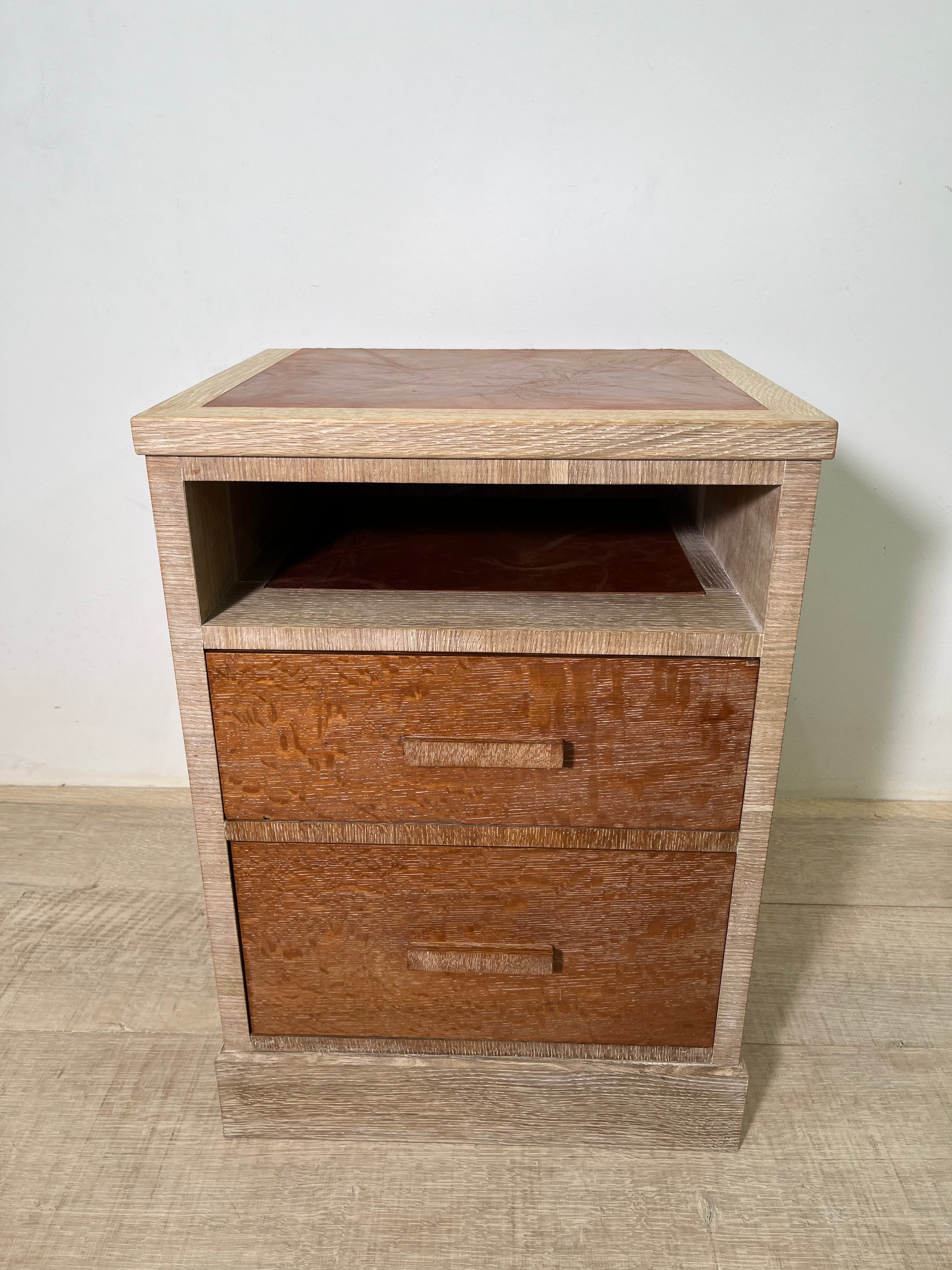 Limited Edition Cerused Oak Night Stand