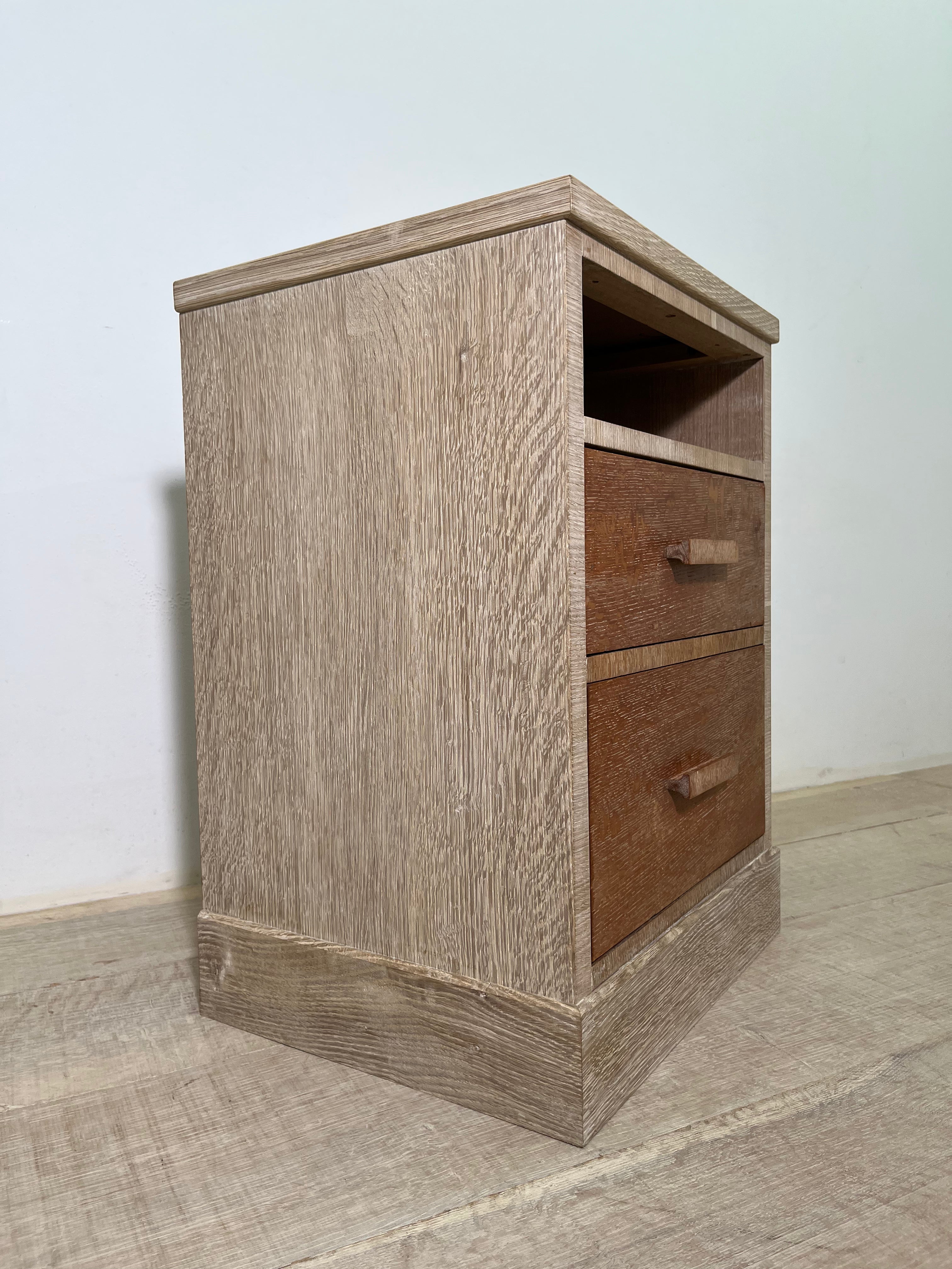 Limited Edition Cerused Oak Night Stand