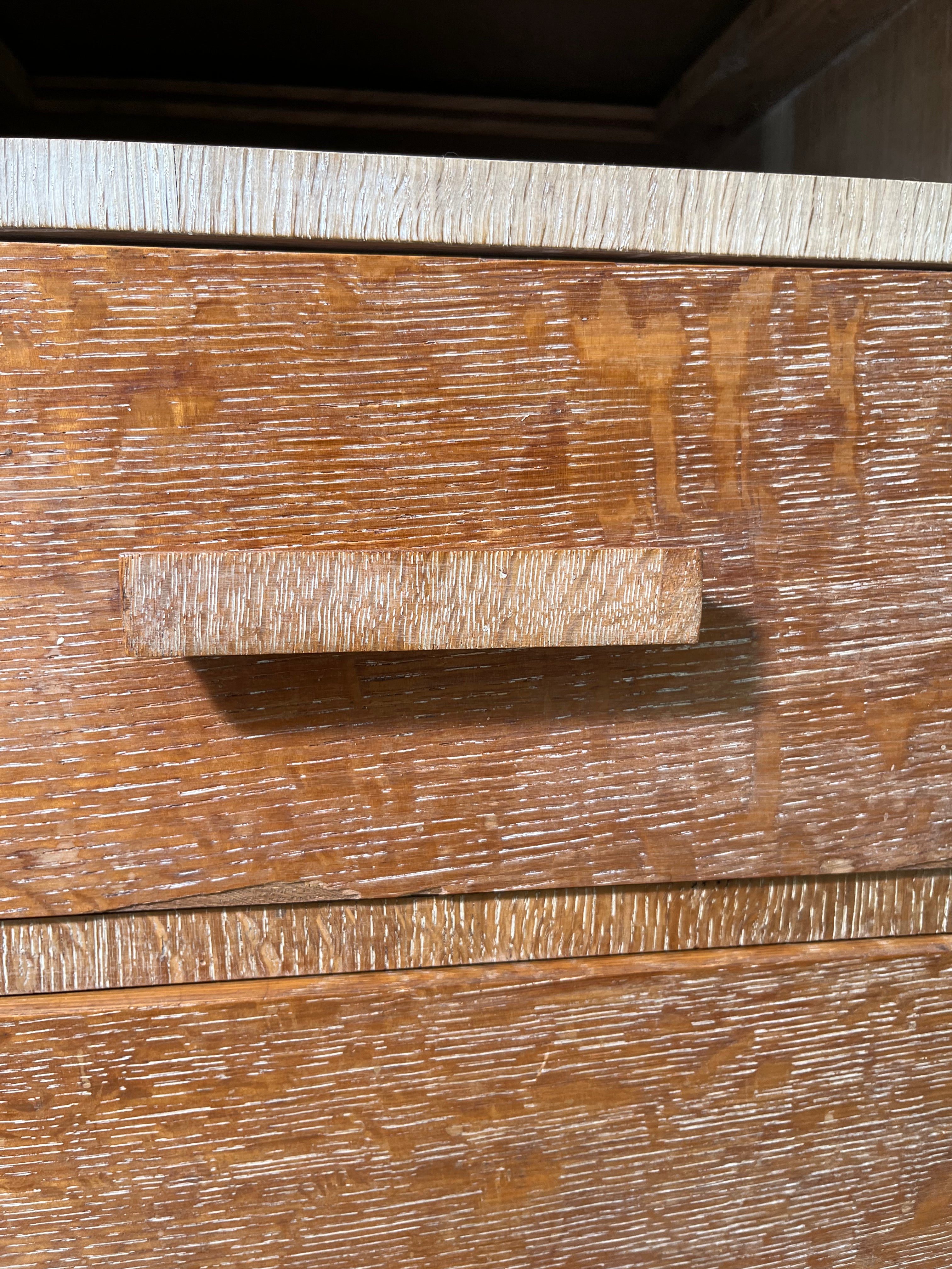 Limited Edition Cerused Oak Night Stand