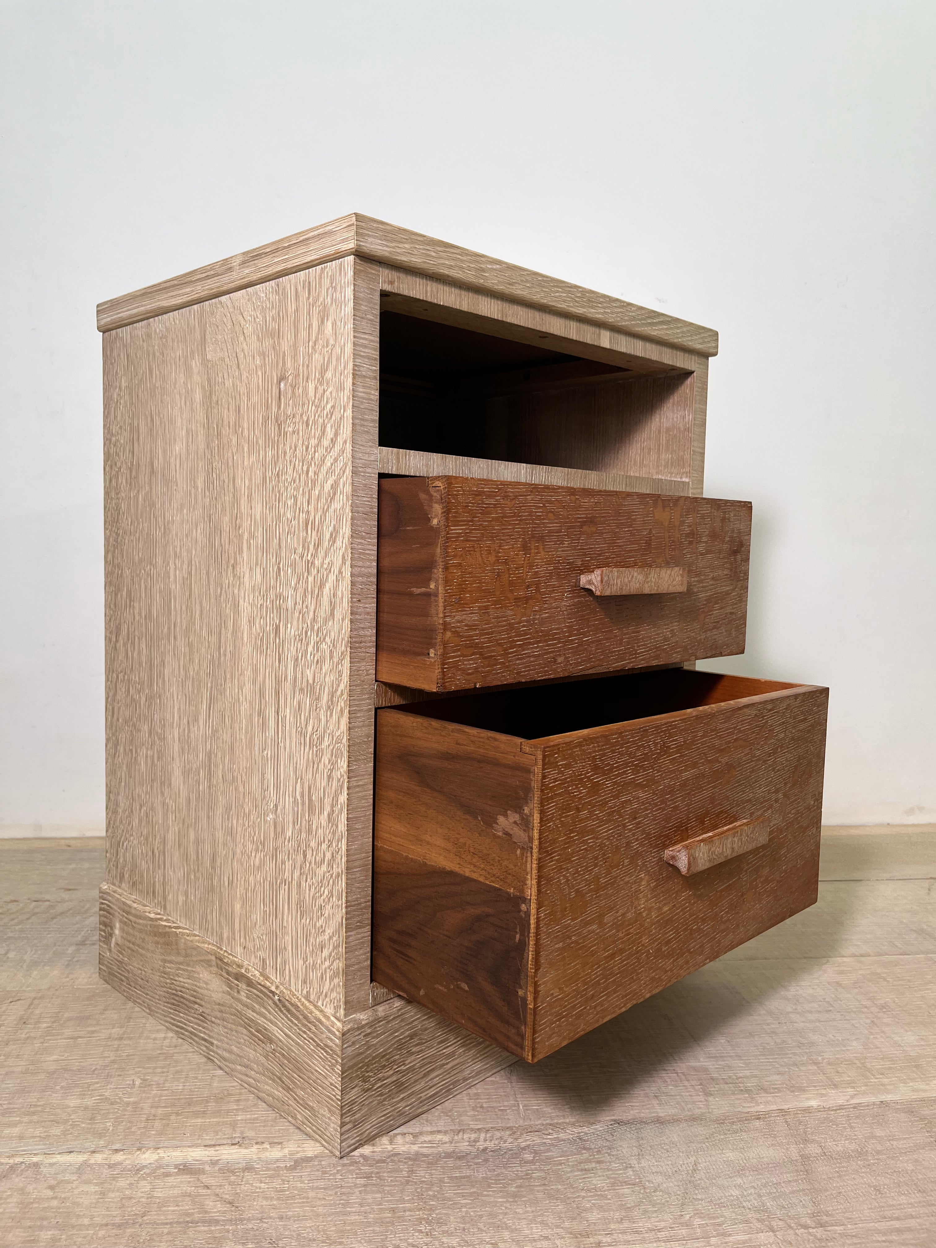 Limited Edition Cerused Oak Night Stand