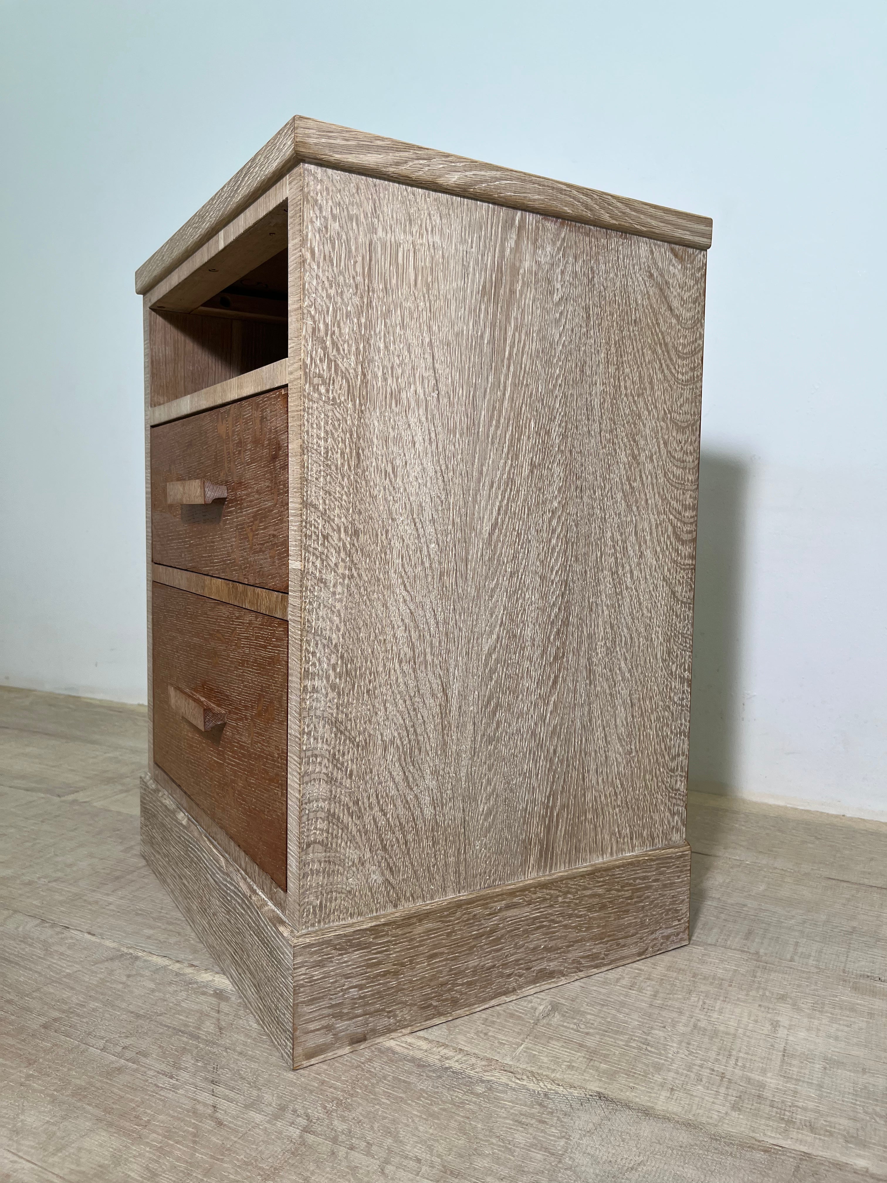 Limited Edition Cerused Oak Night Stand