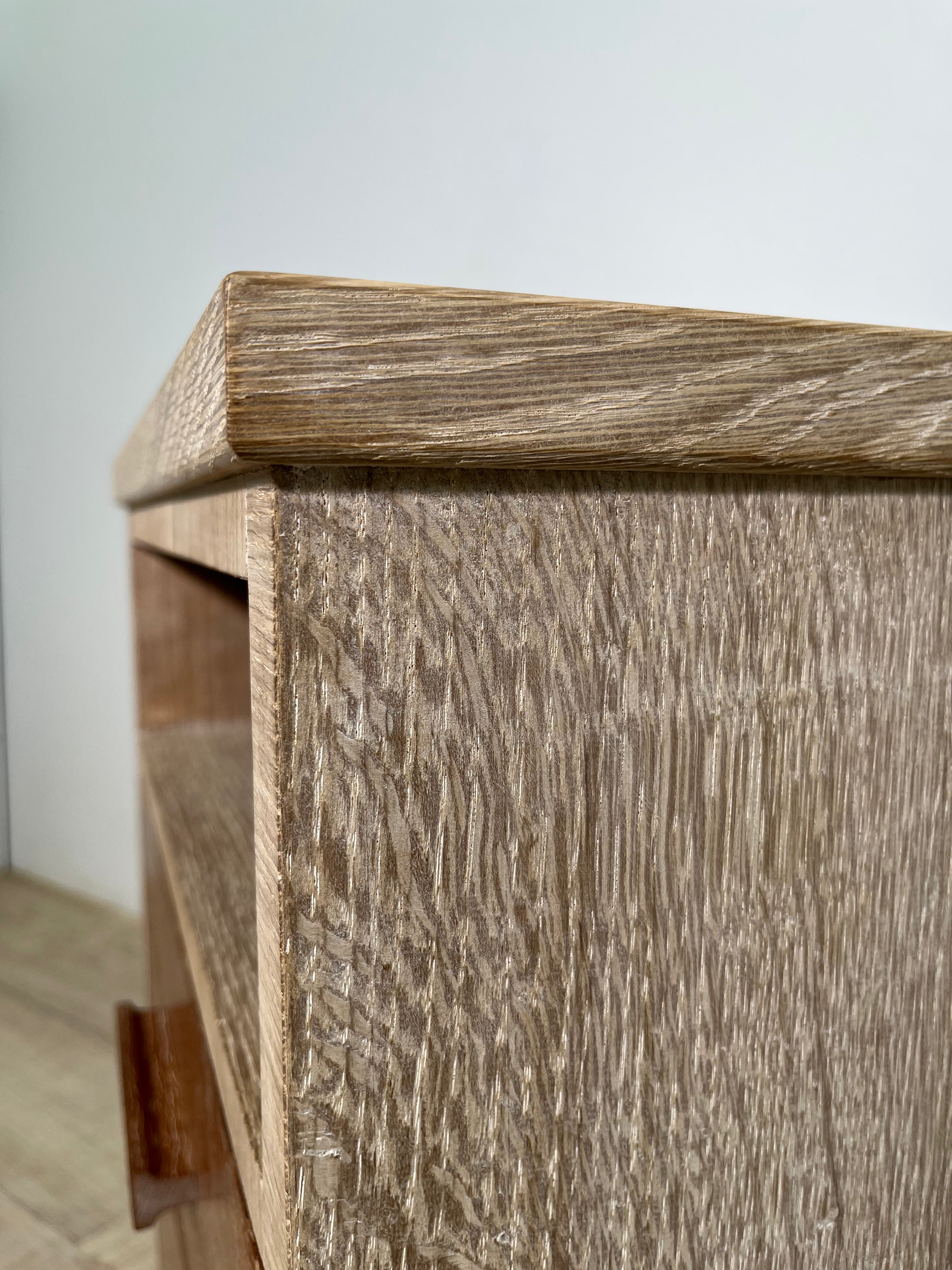 Limited Edition Cerused Oak Night Stand