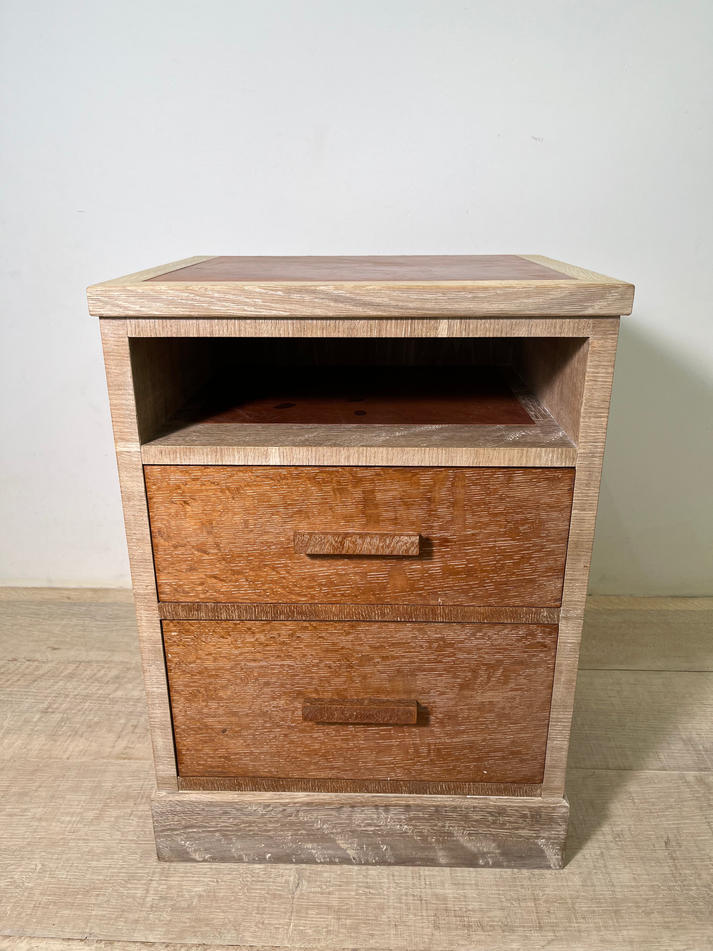 Limited Edition Cerused Oak Night Stand