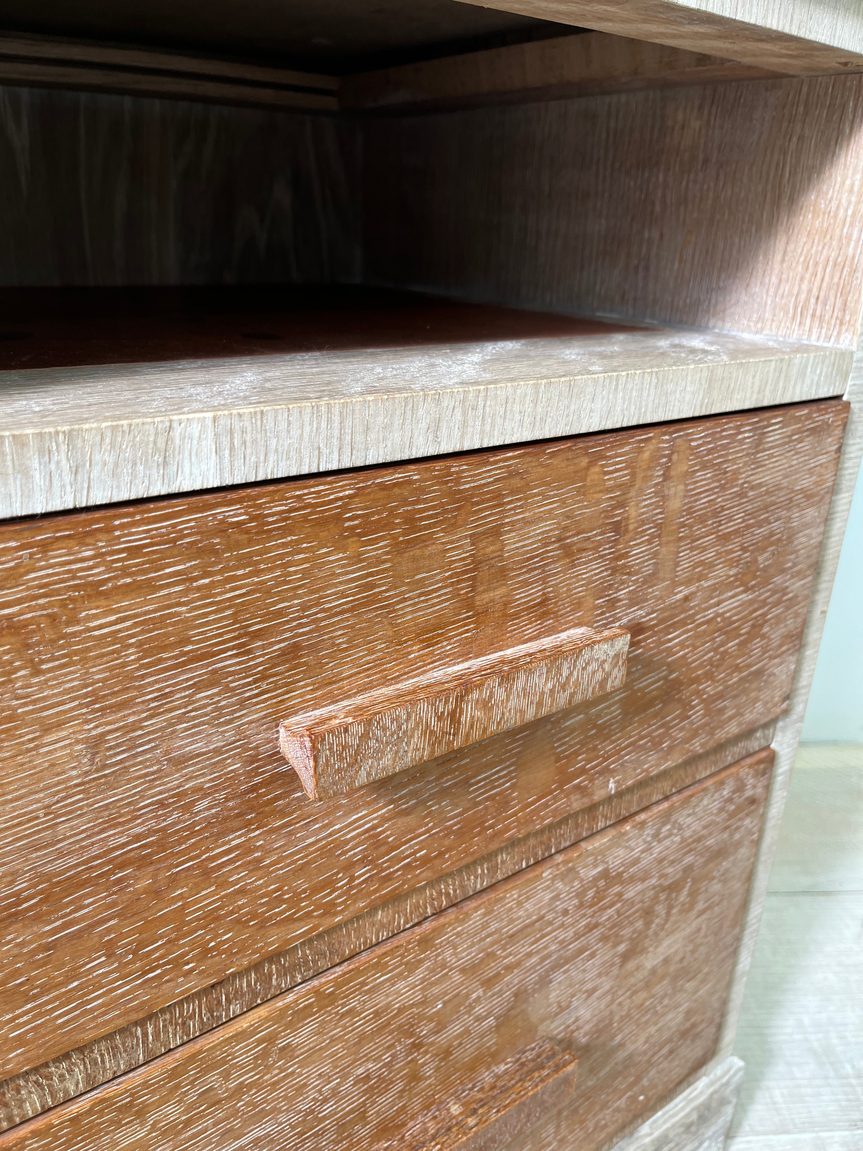 Limited Edition Cerused Oak Night Stand