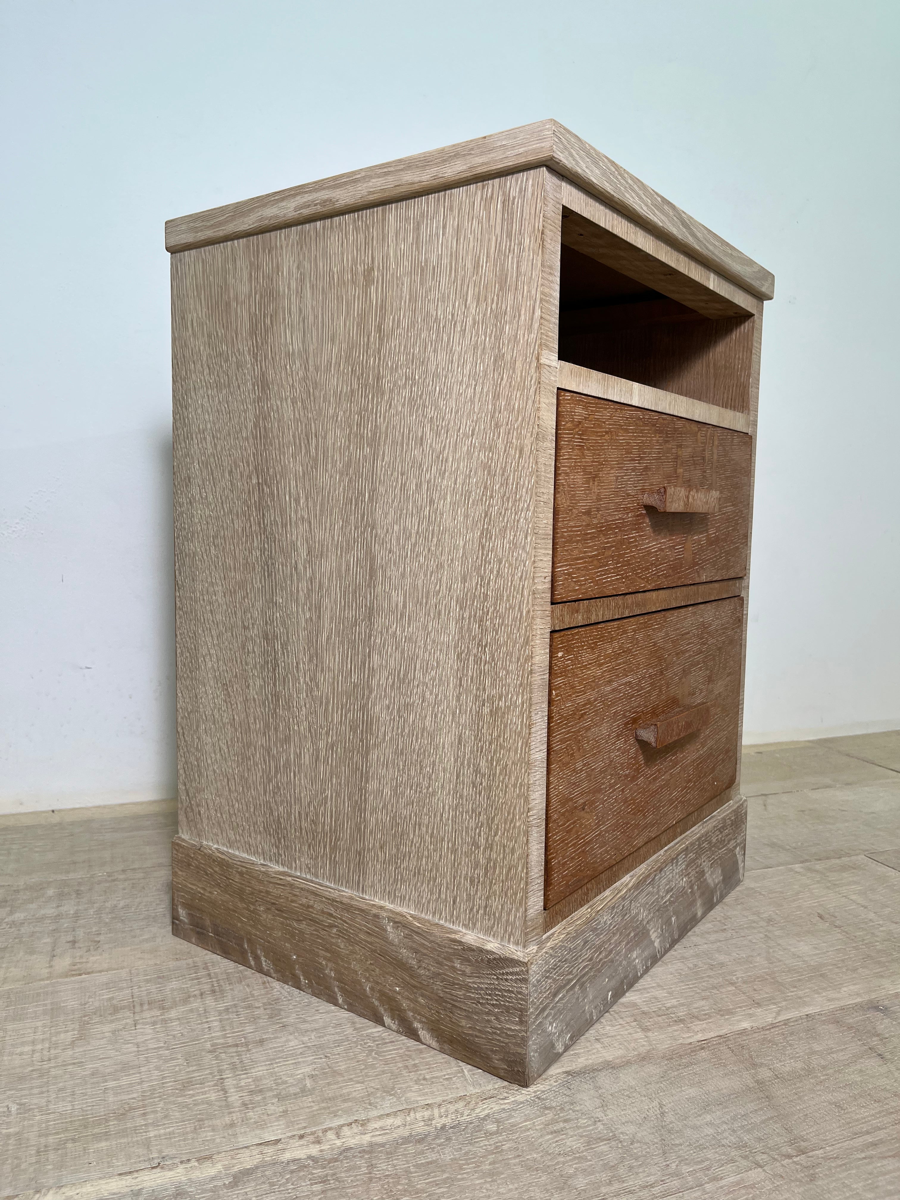Limited Edition Cerused Oak Night Stand