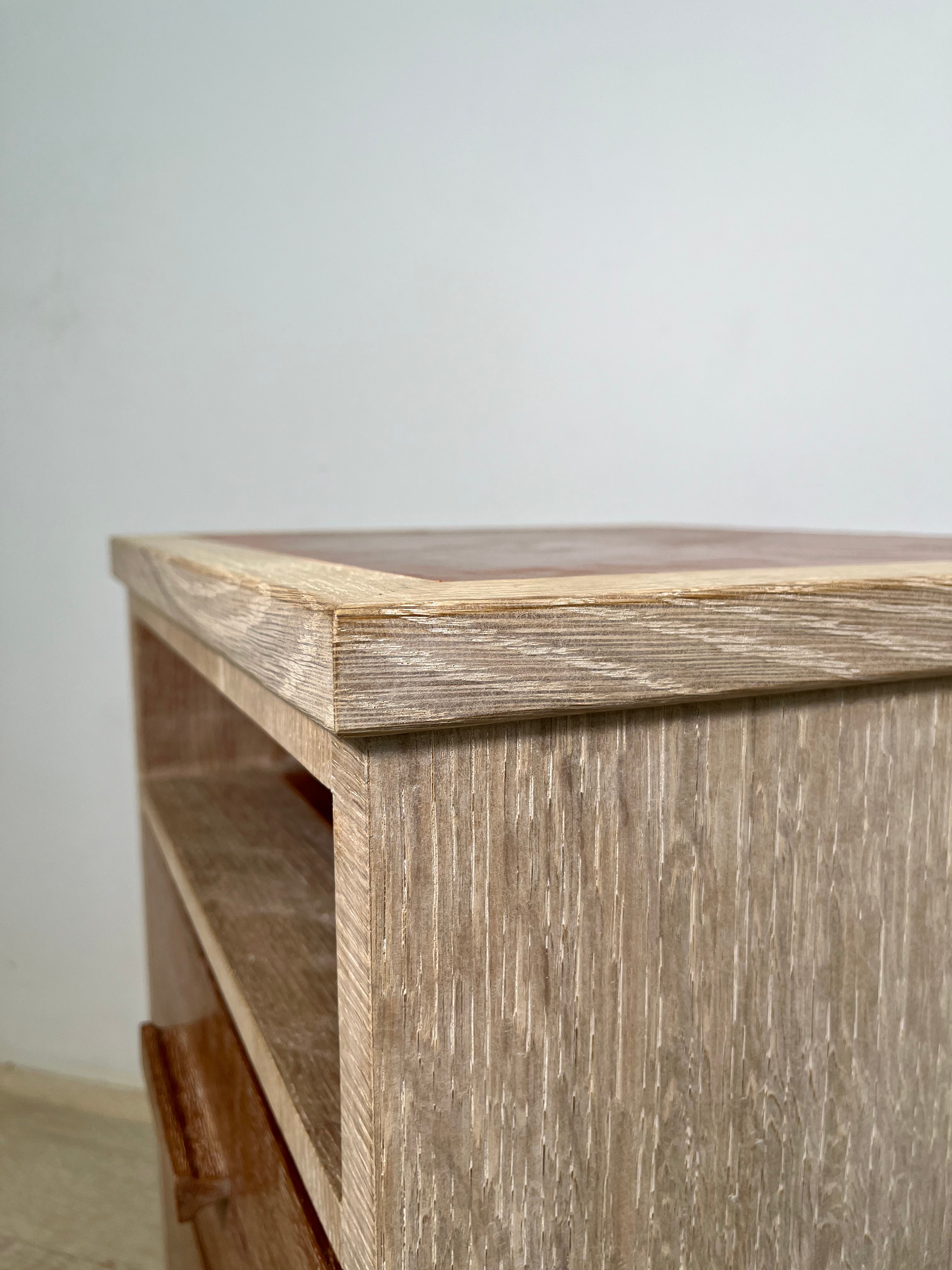 Limited Edition Cerused Oak Night Stand