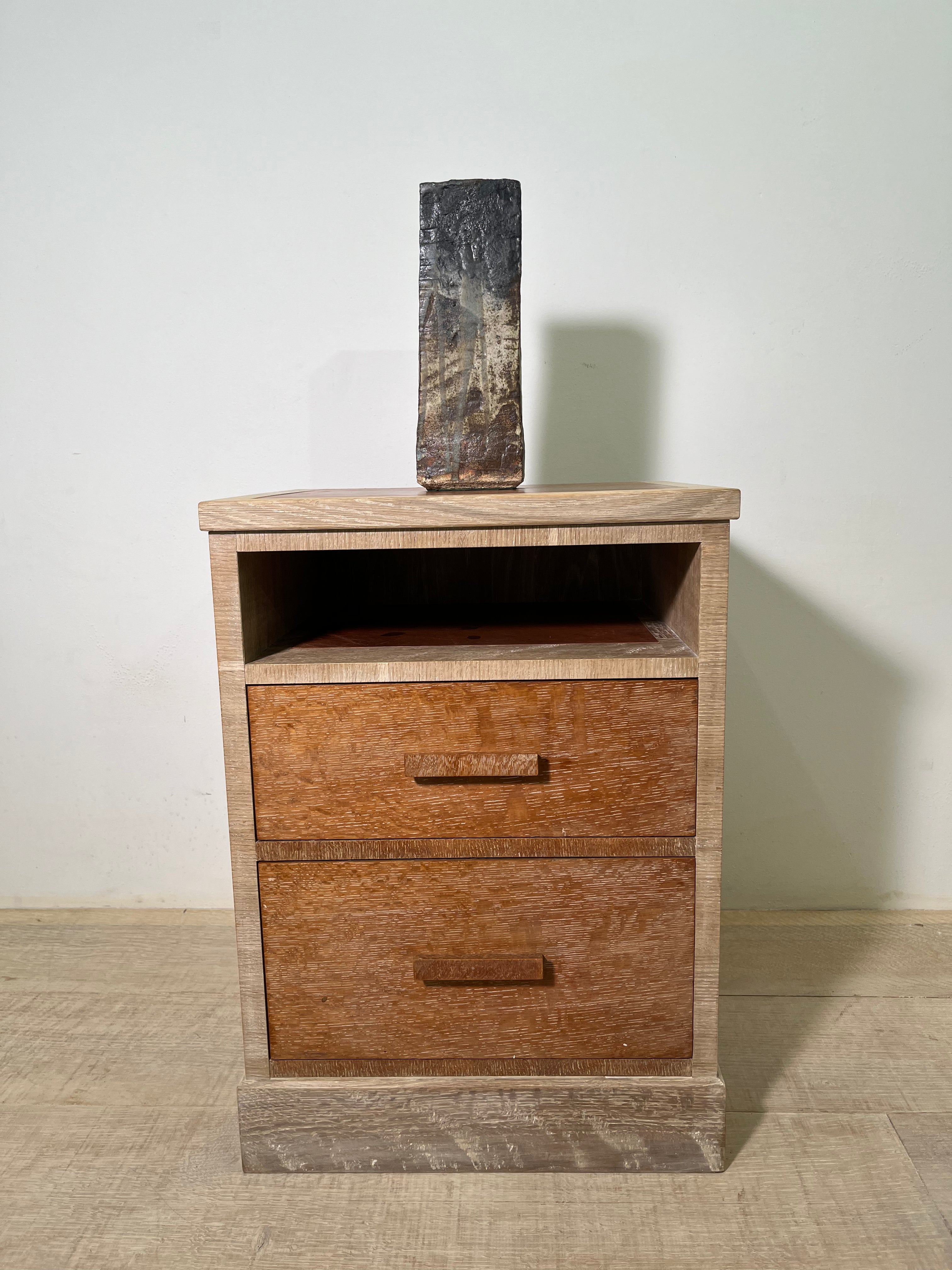 Limited Edition Cerused Oak Night Stand