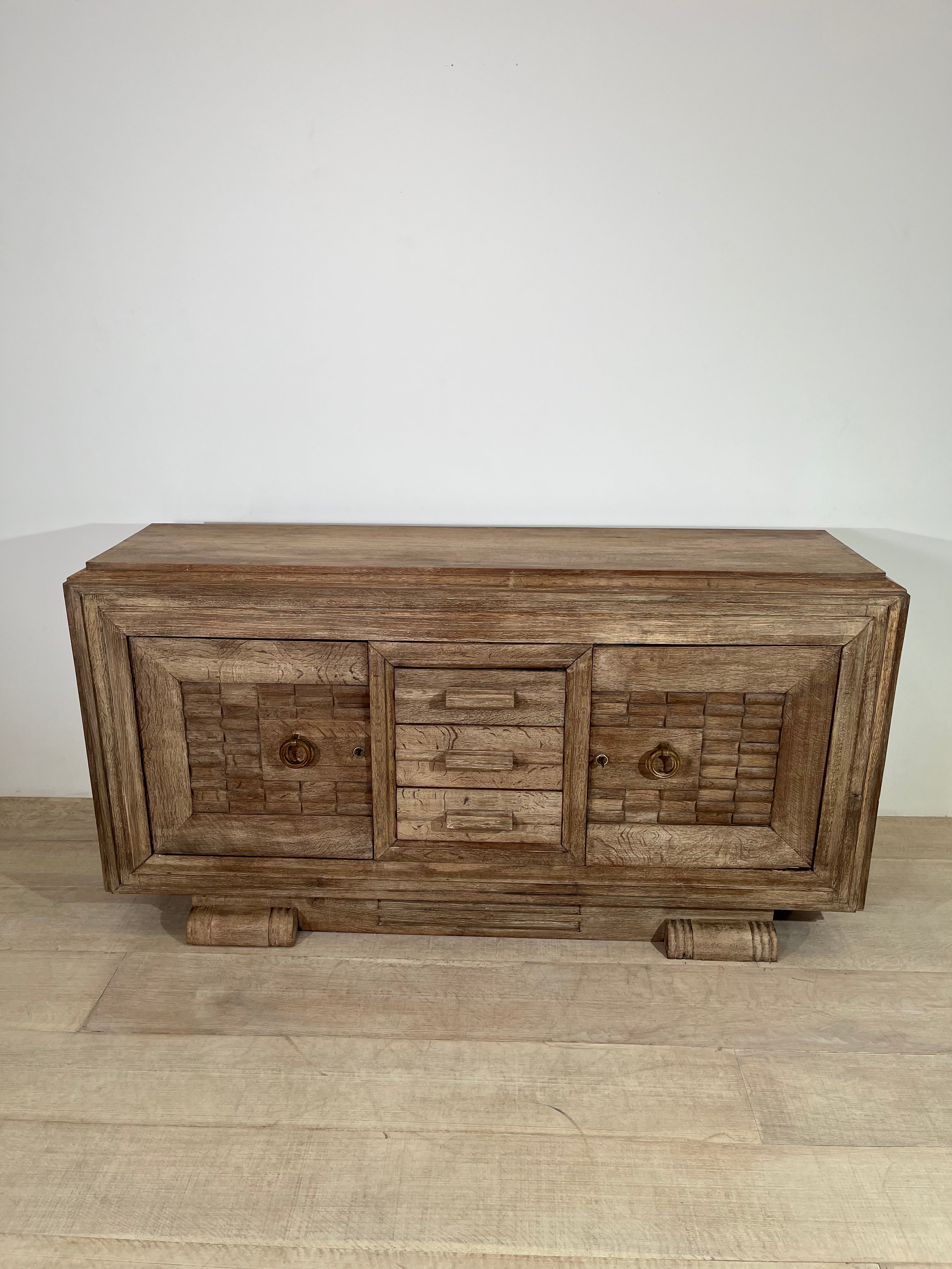 French Oak 1930's Sideboard