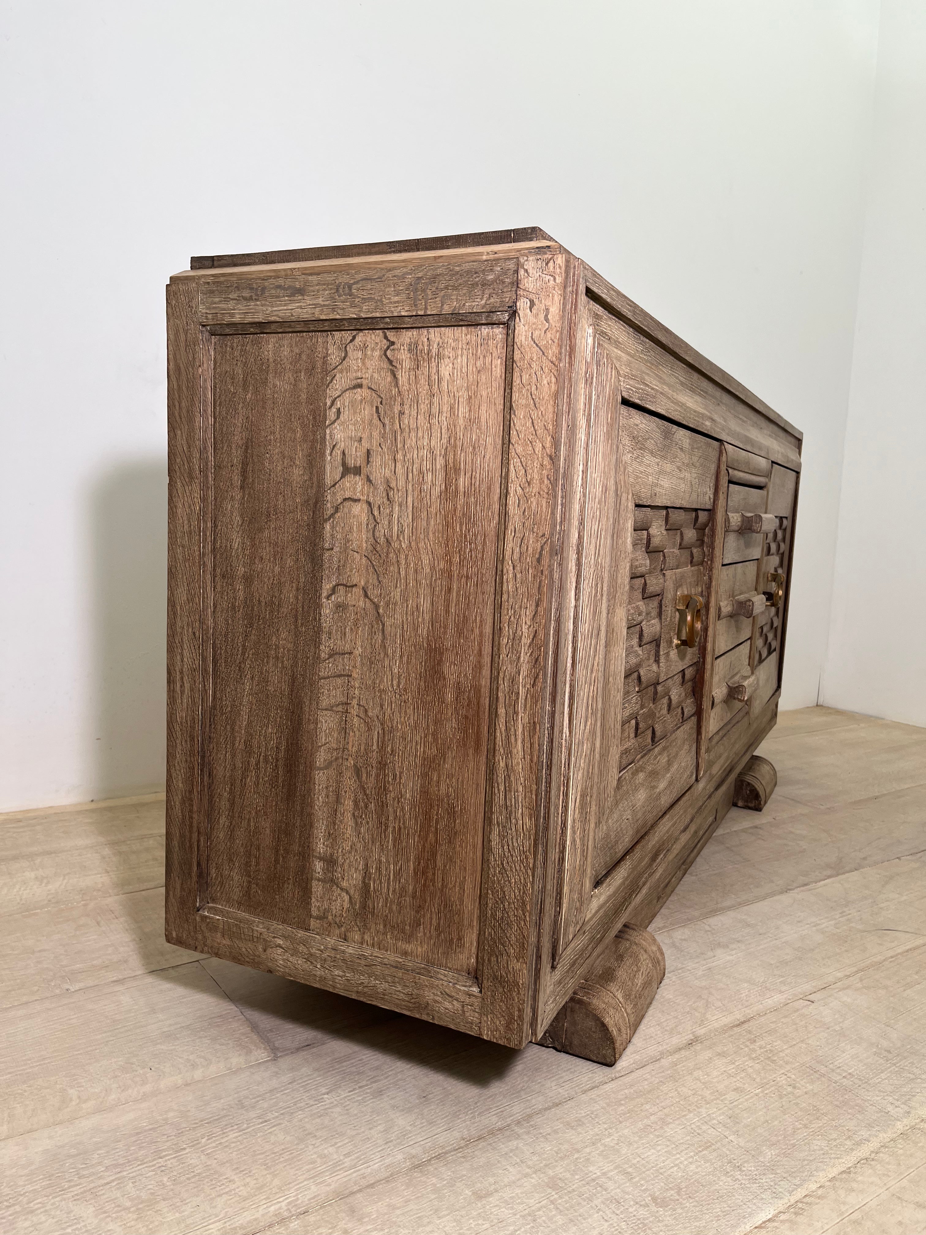 French Oak 1930's Sideboard