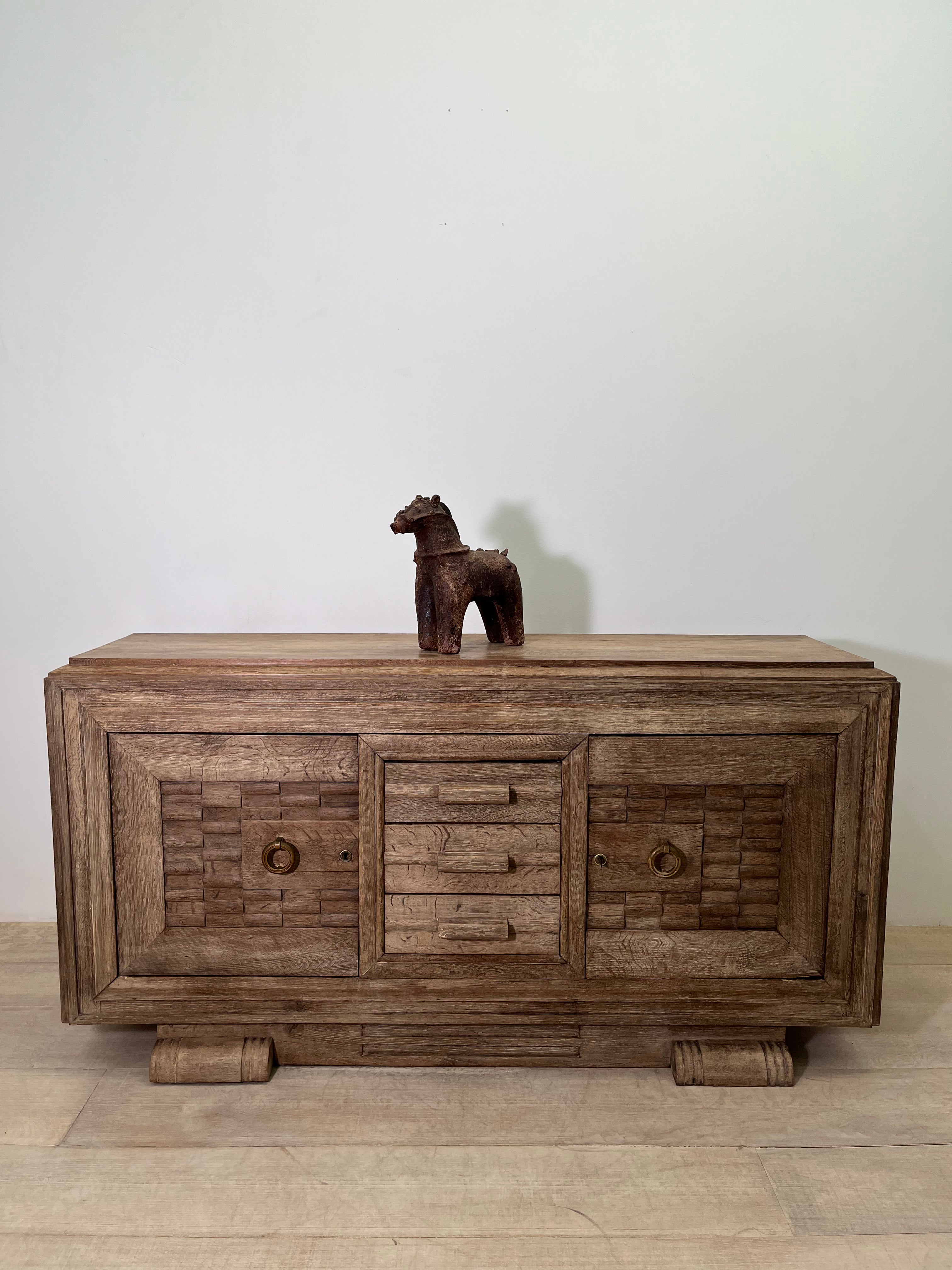French Oak 1930's Sideboard