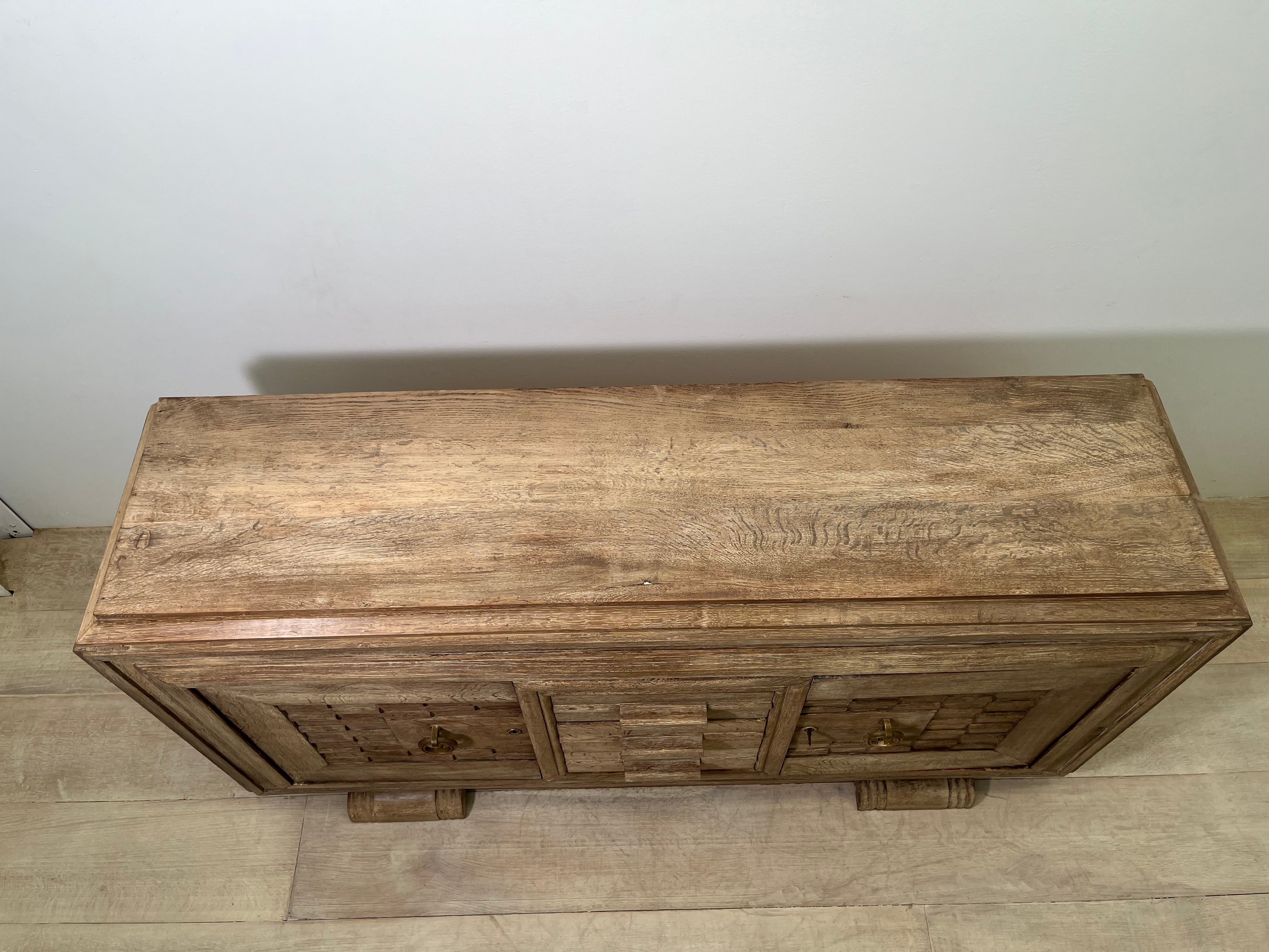French Oak 1930's Sideboard