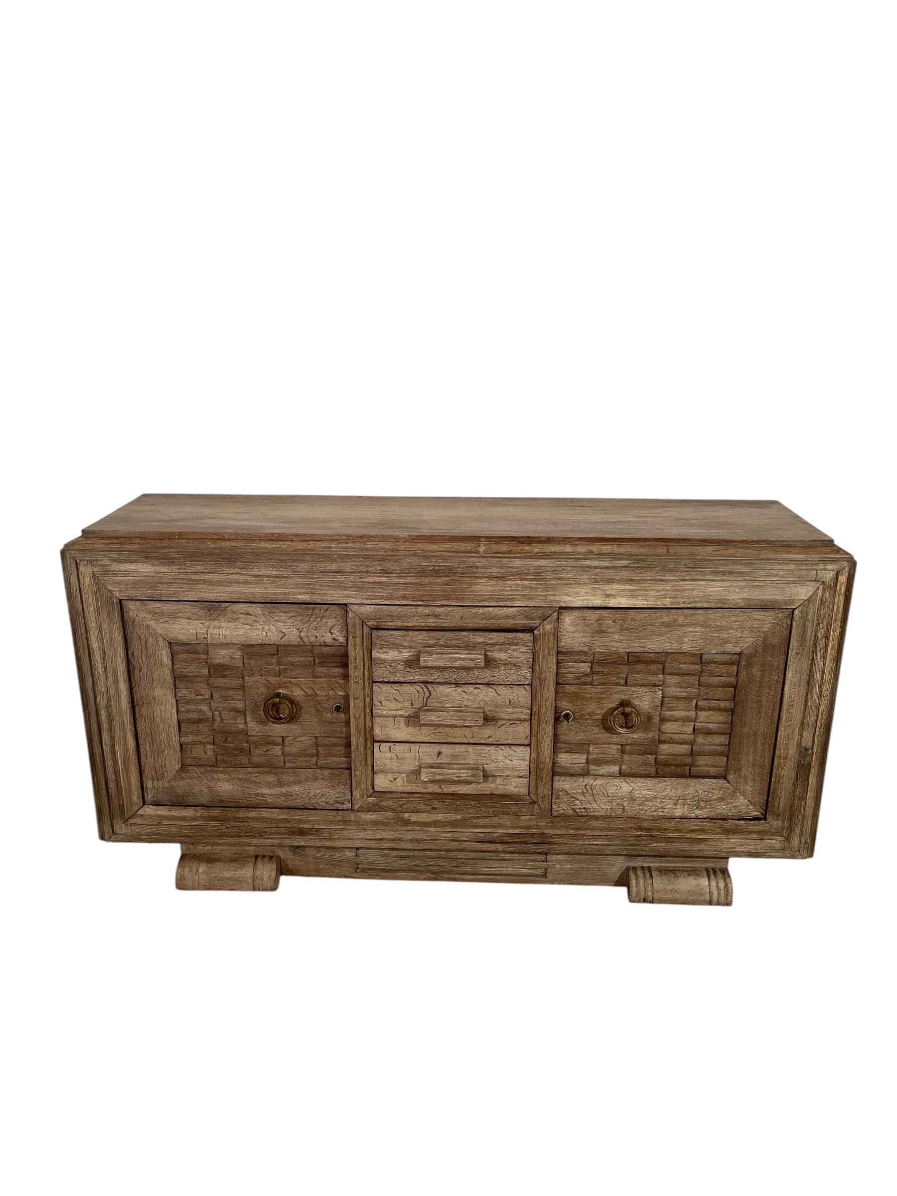 French Oak 1930's Sideboard