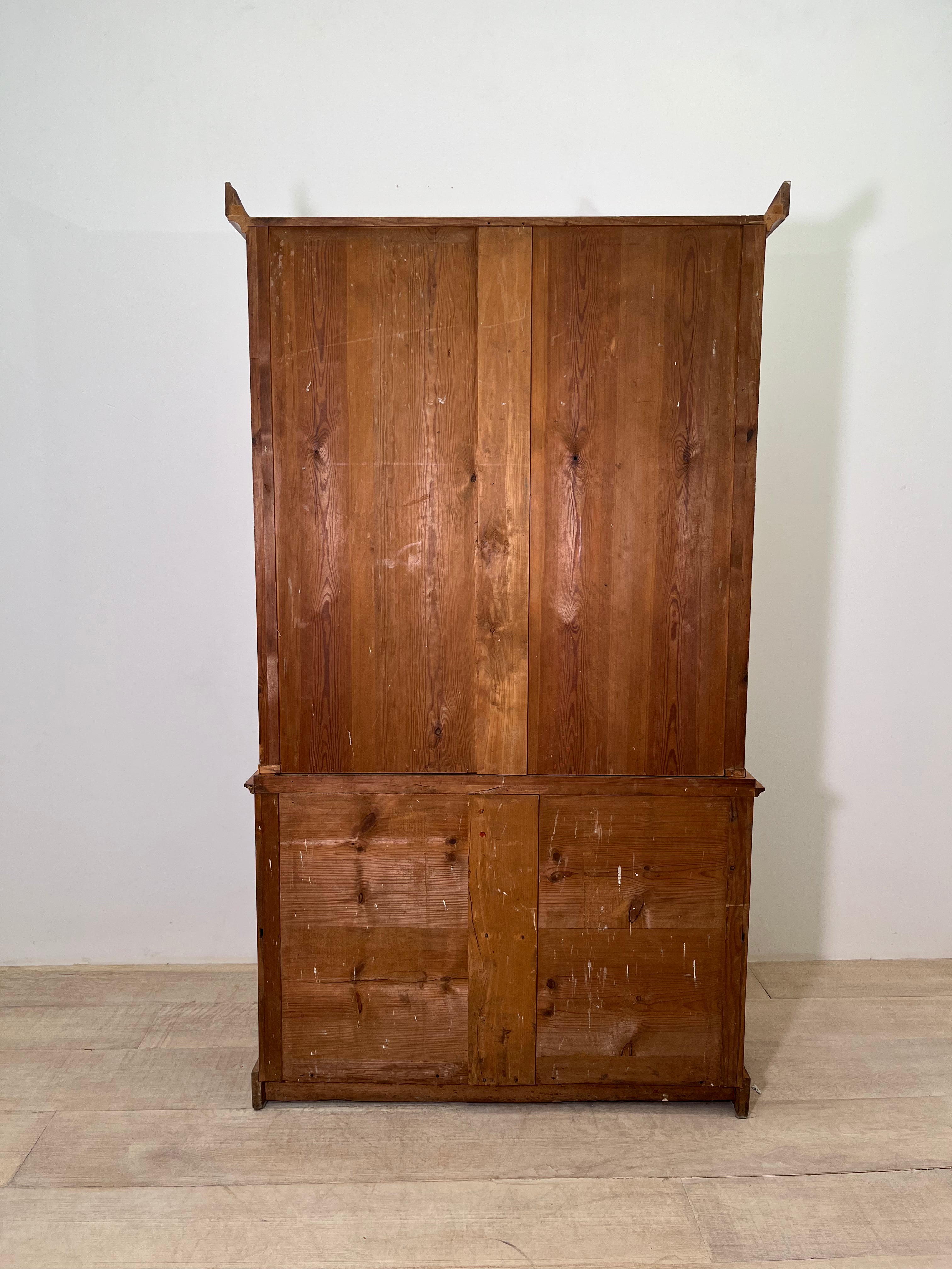 Swedish Biedermeier Cabinet in Burl Wood