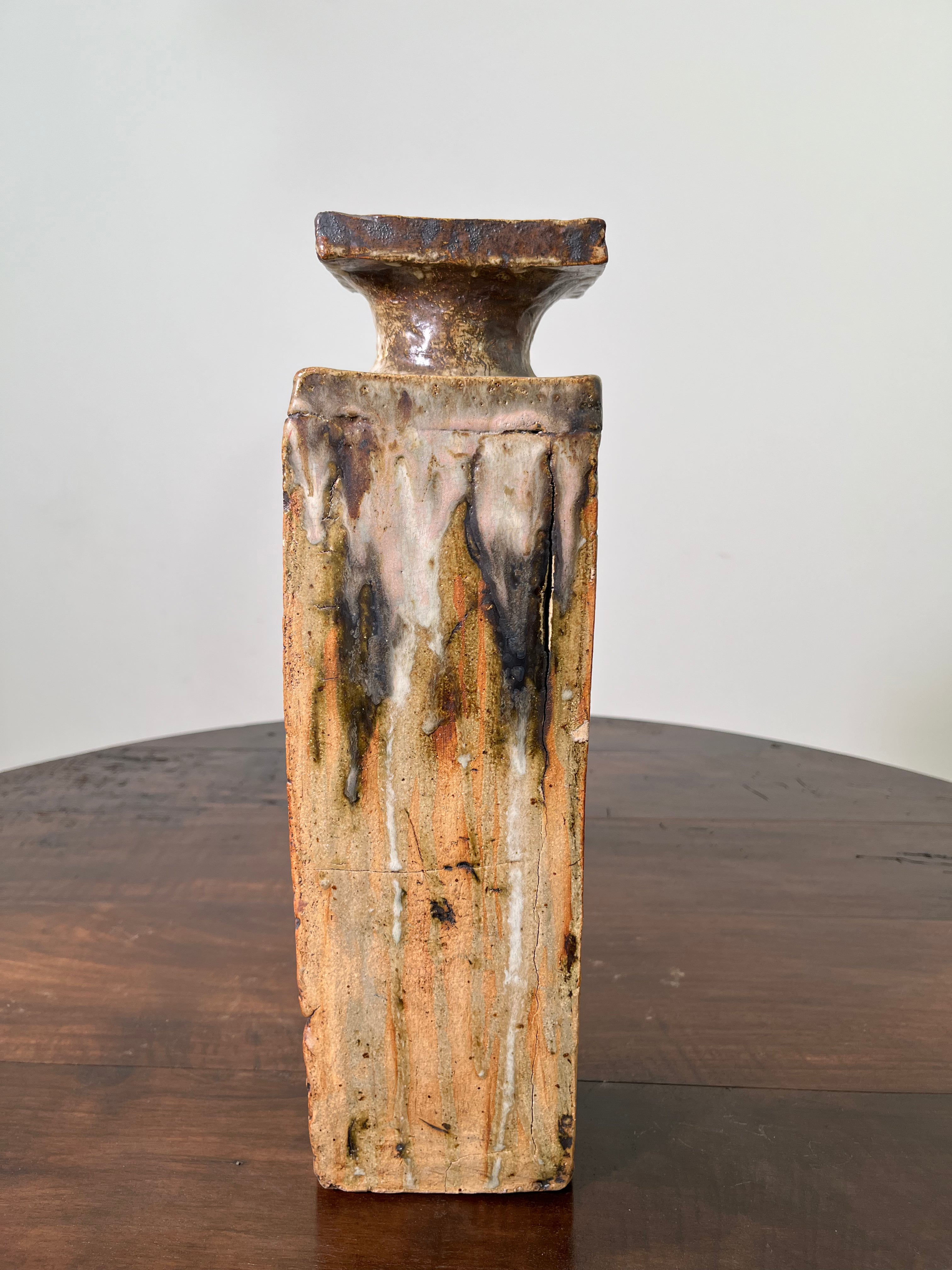 Belgian Slab Studio Pottery Vase