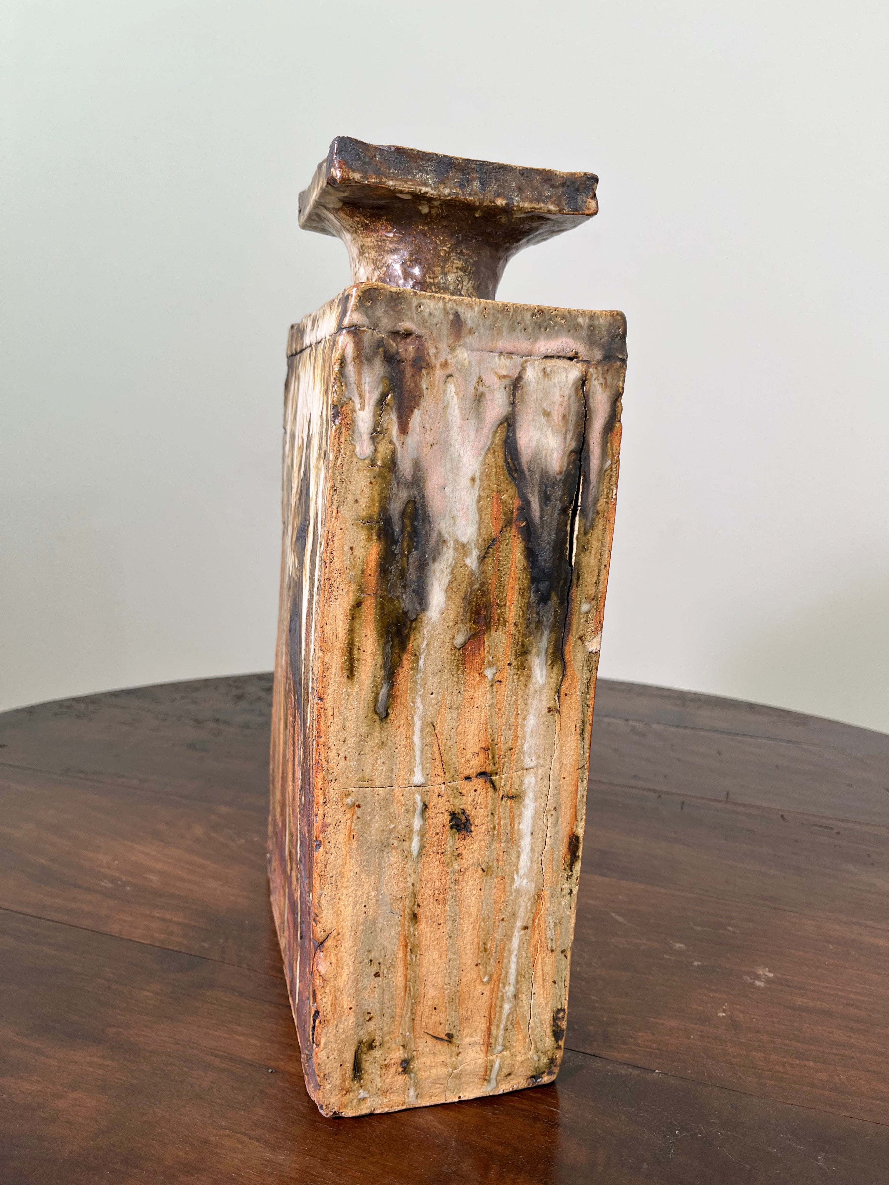 Belgian Slab Studio Pottery Vase
