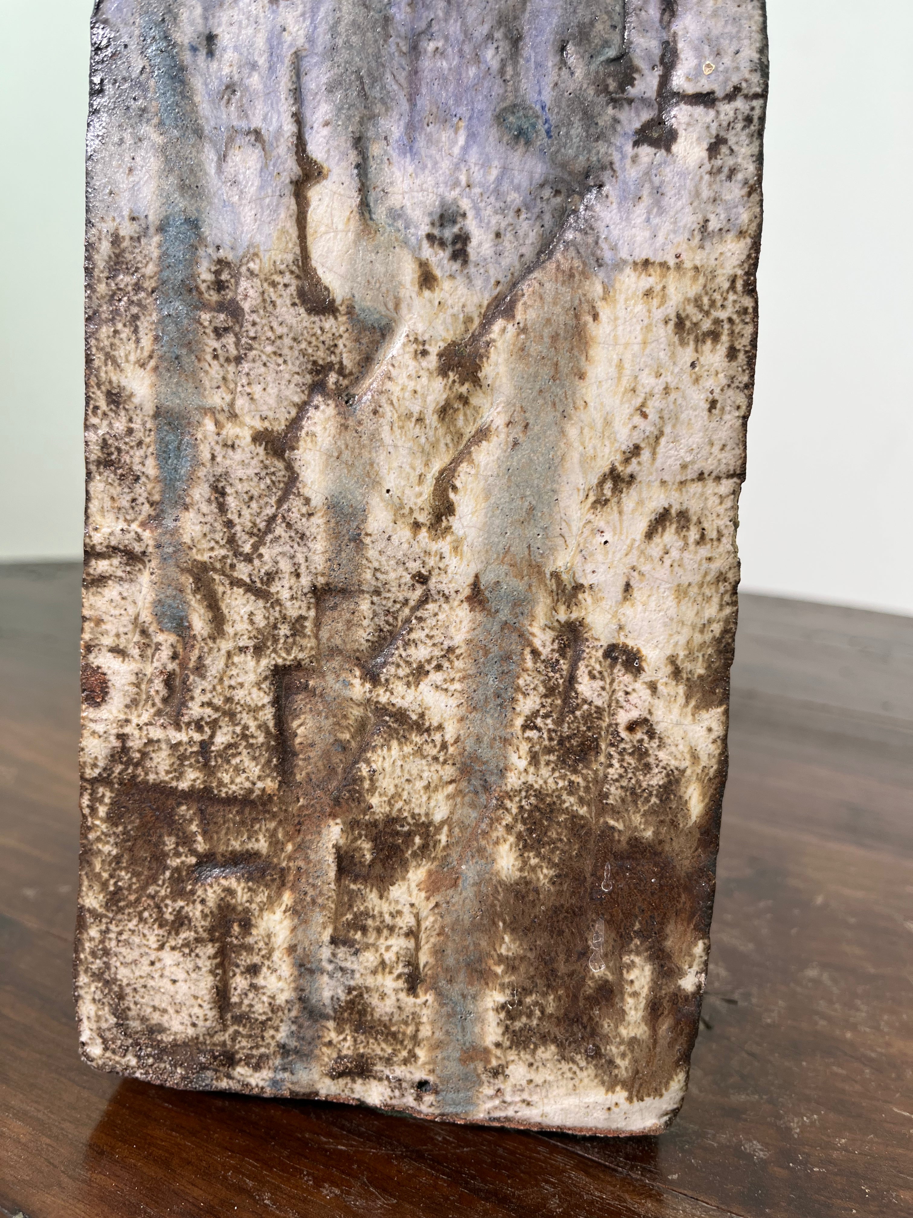 Large Belgian Slab Studio Pottery Vase