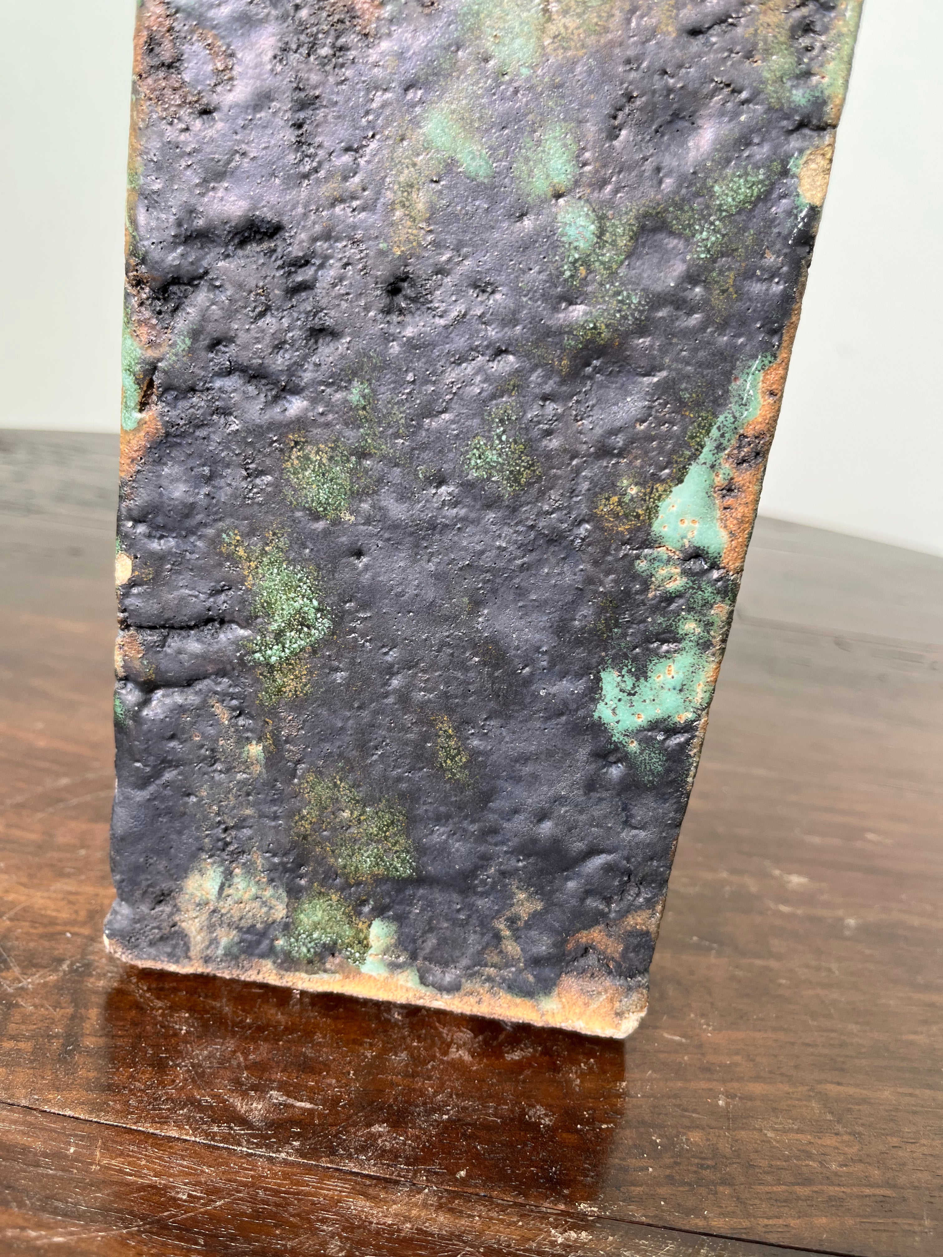 Large Belgian Slab Studio Pottery Vase