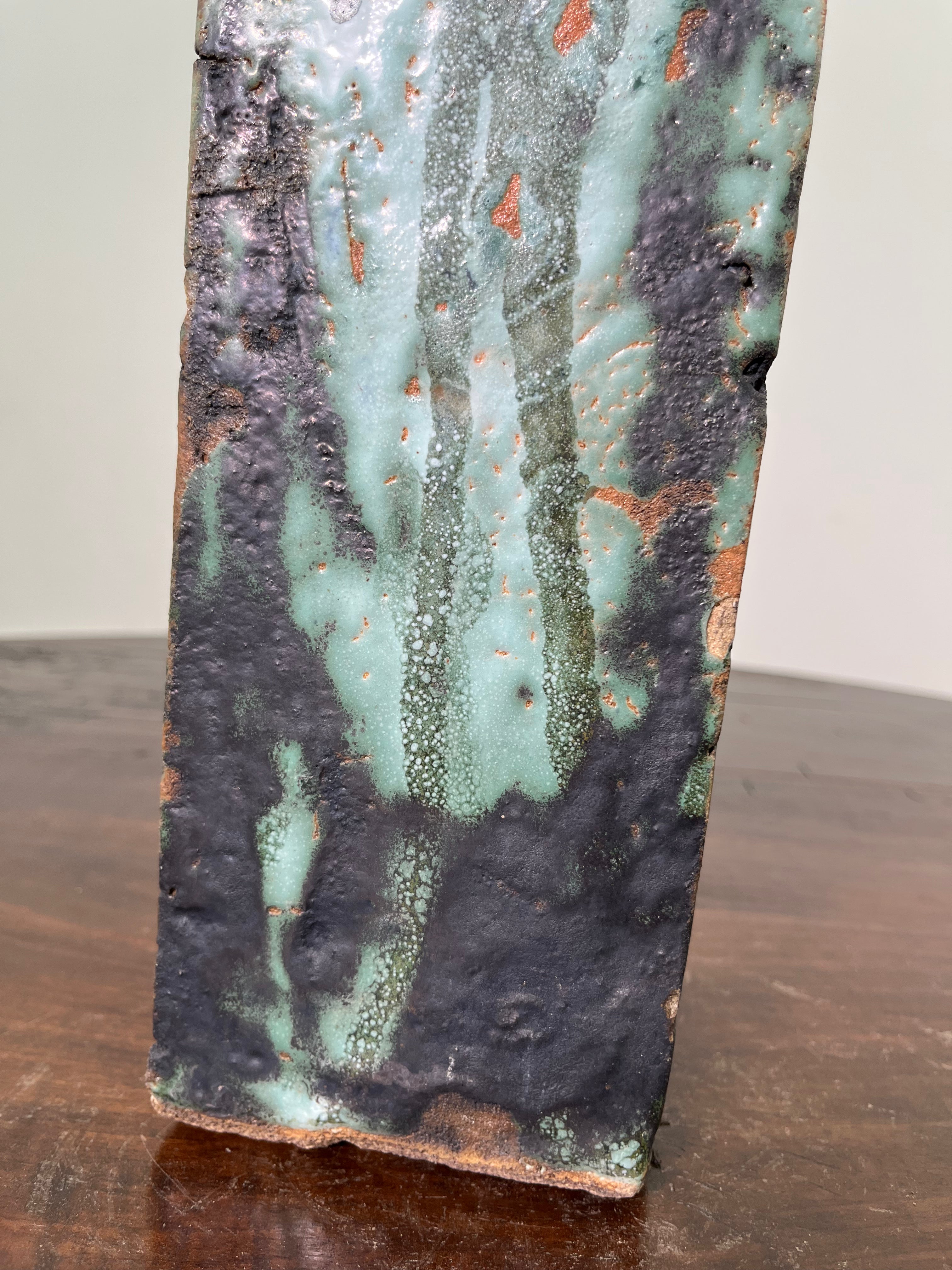 Large Belgian Slab Studio Pottery Vase