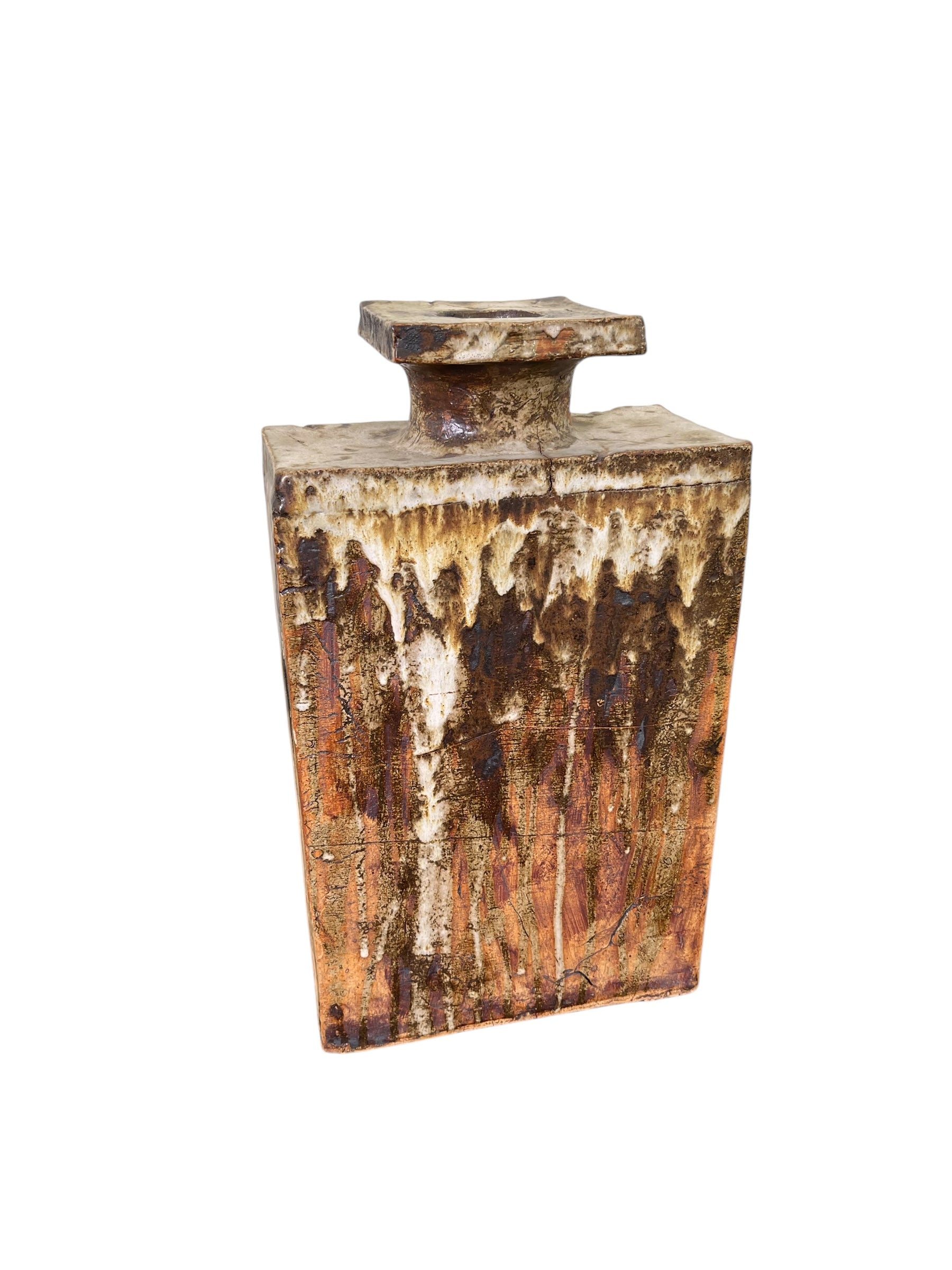Belgian Slab Studio Pottery Vase