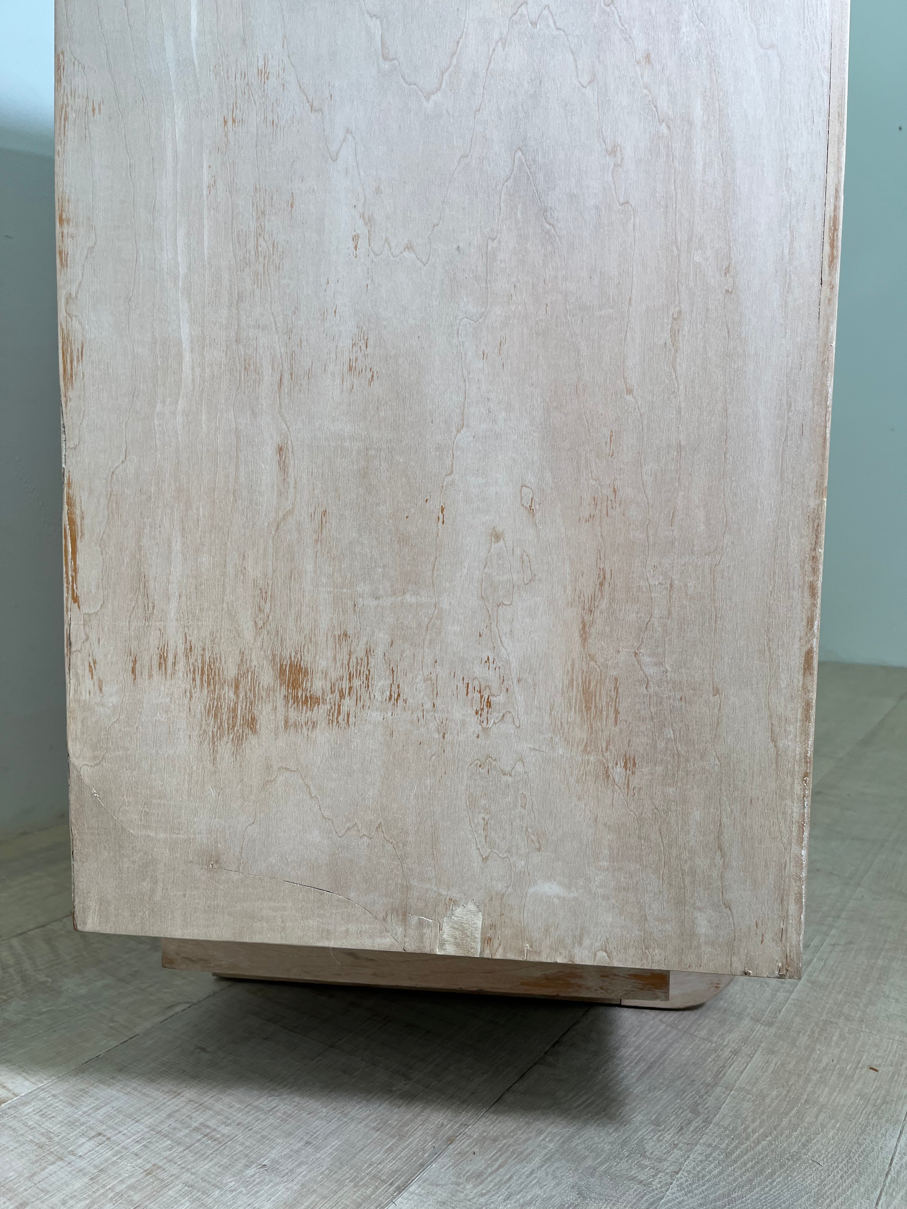 1930's French Oak Cabinet, two door