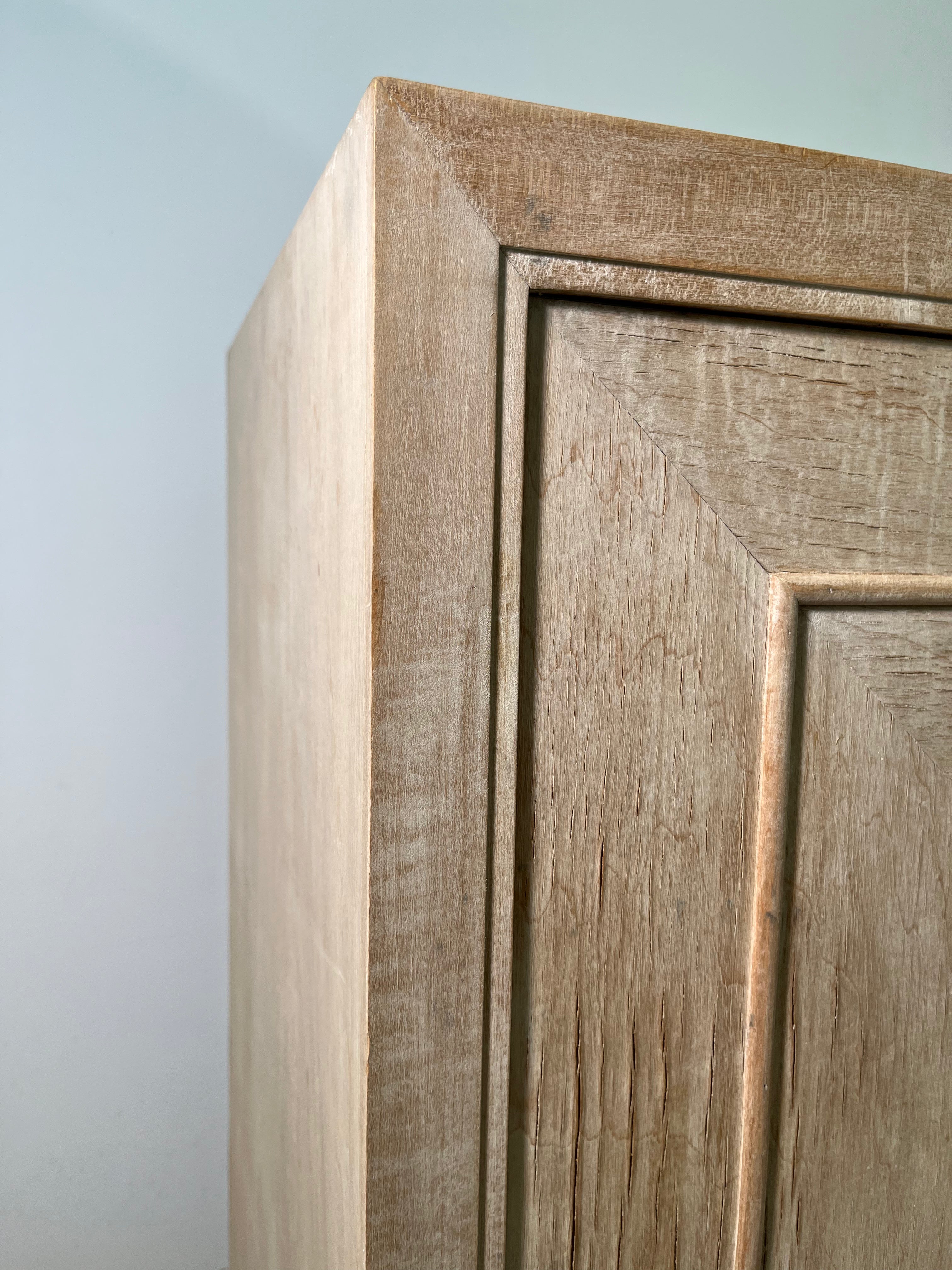 1930's French Oak Cabinet, two door