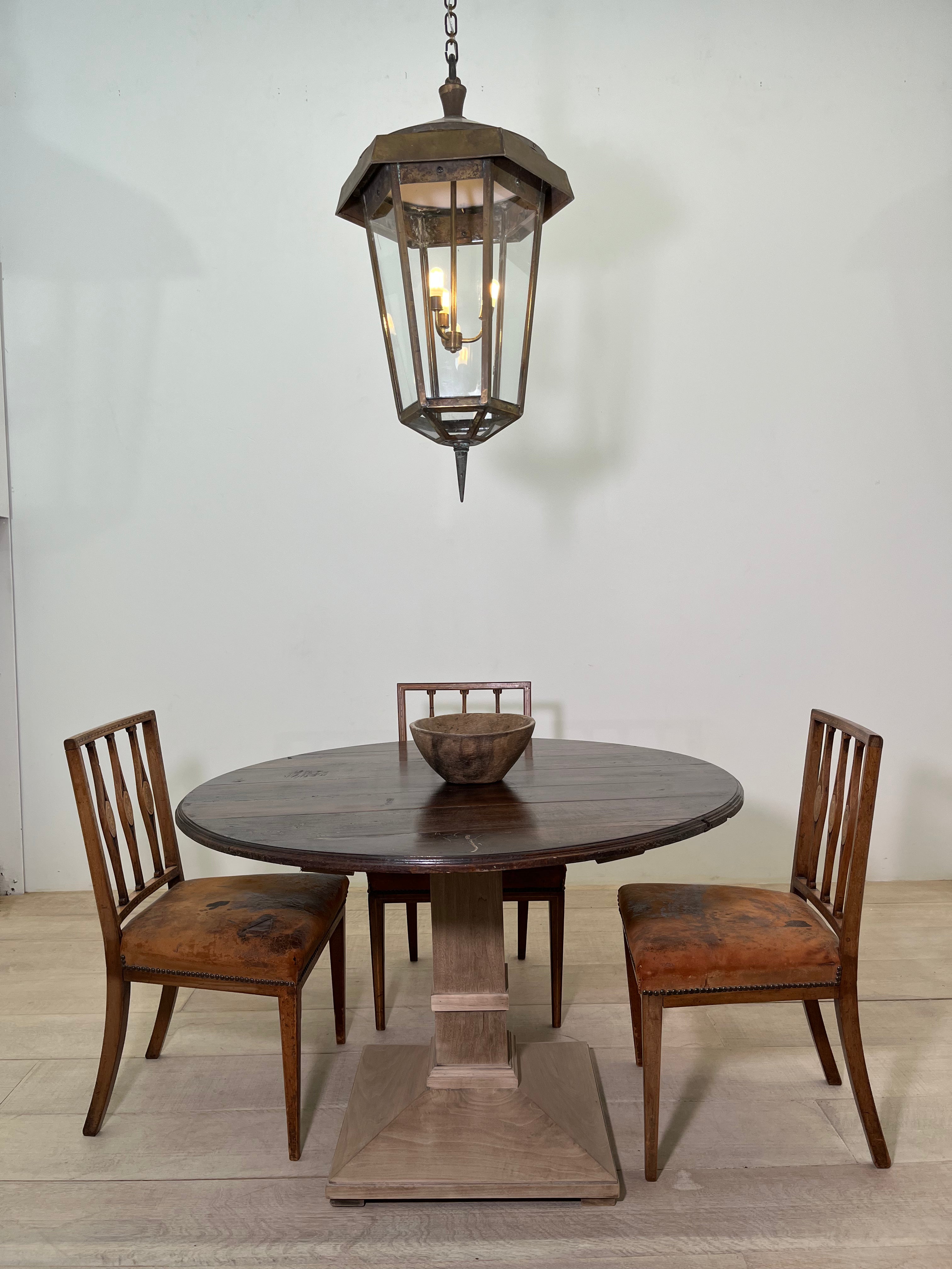 English 19th Century Bronze Lantern