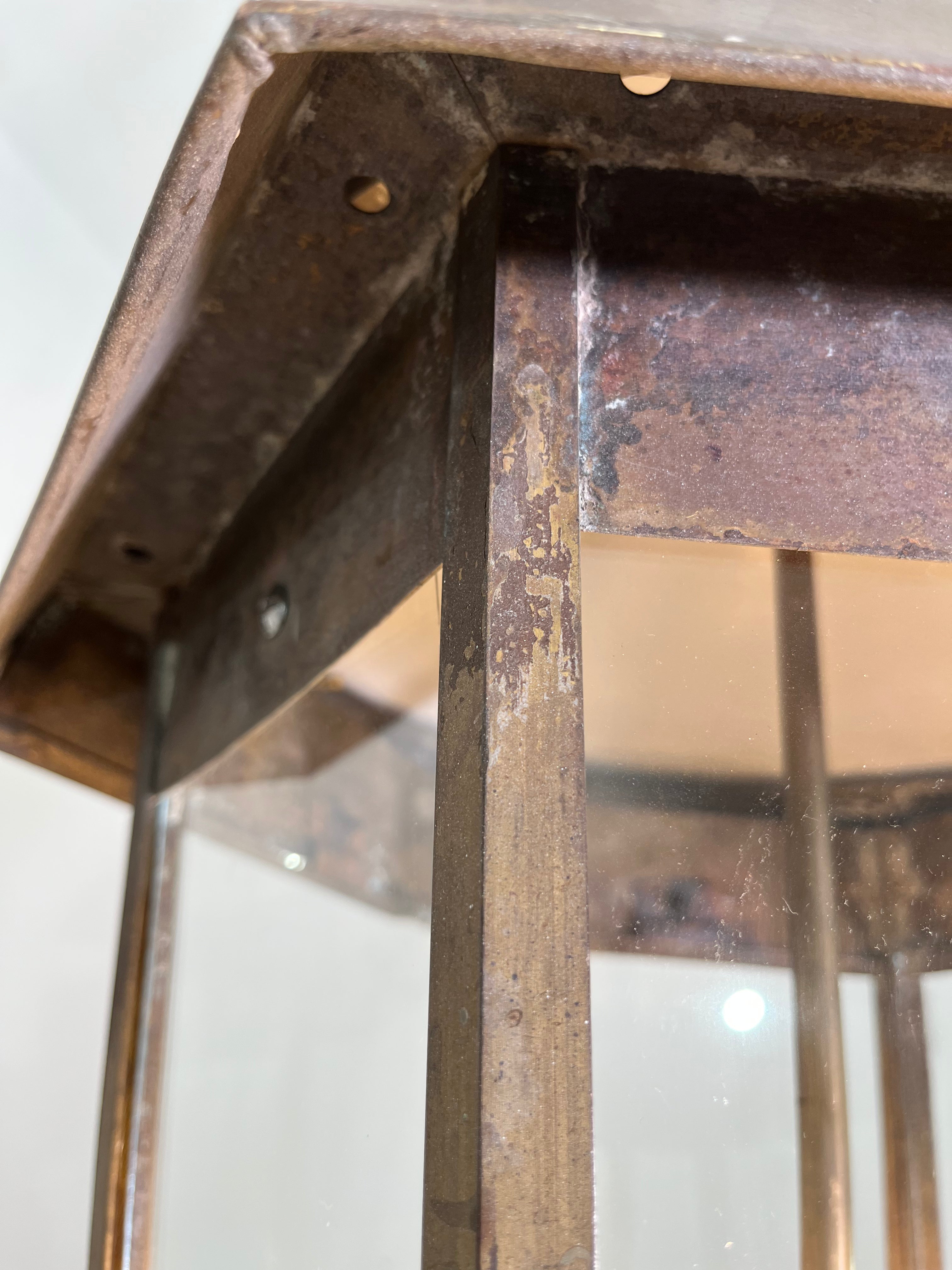 English 19th Century Bronze Lantern