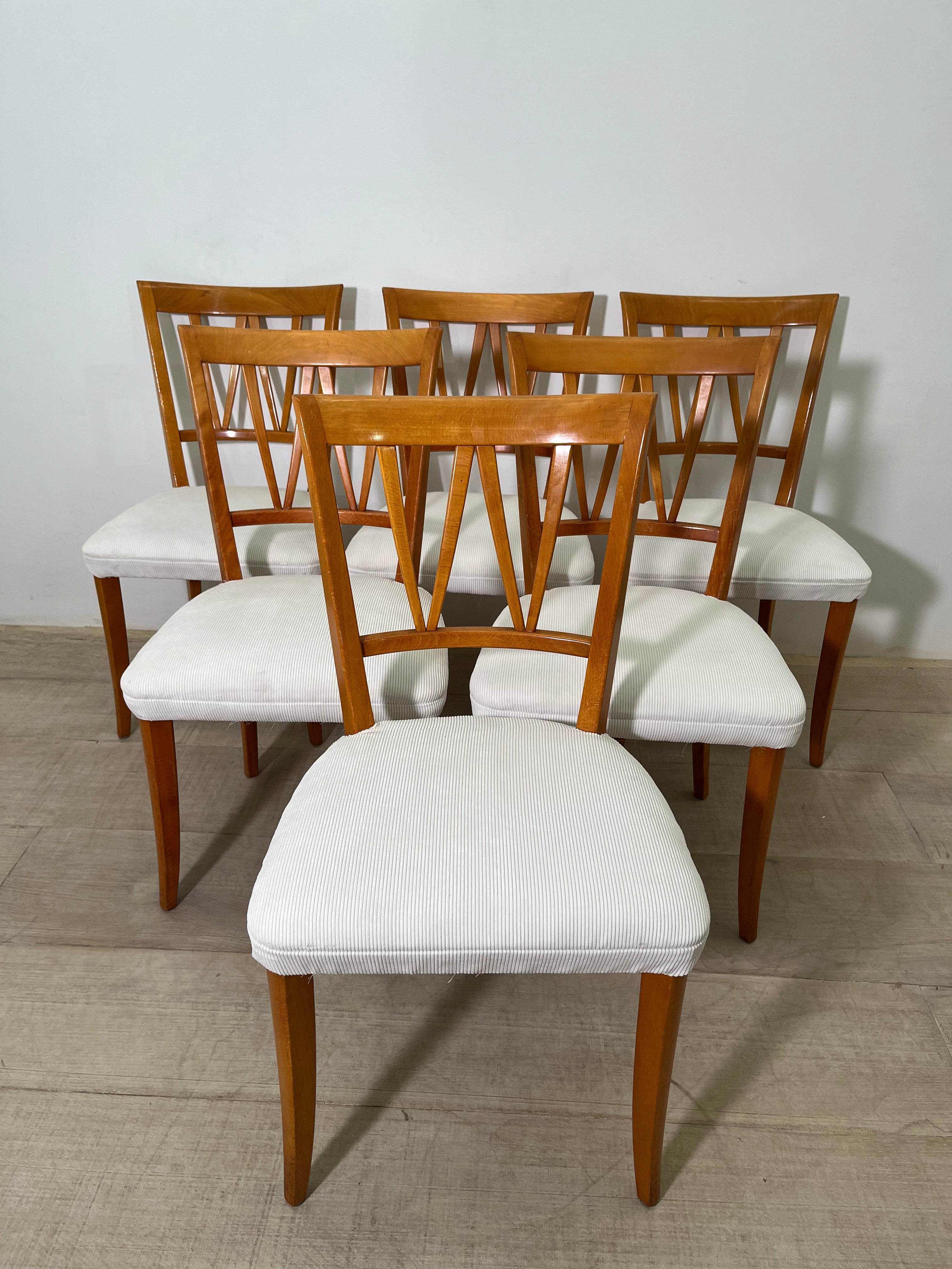 CARL MALMSTEN. “Pyramid”, Dining Chairs