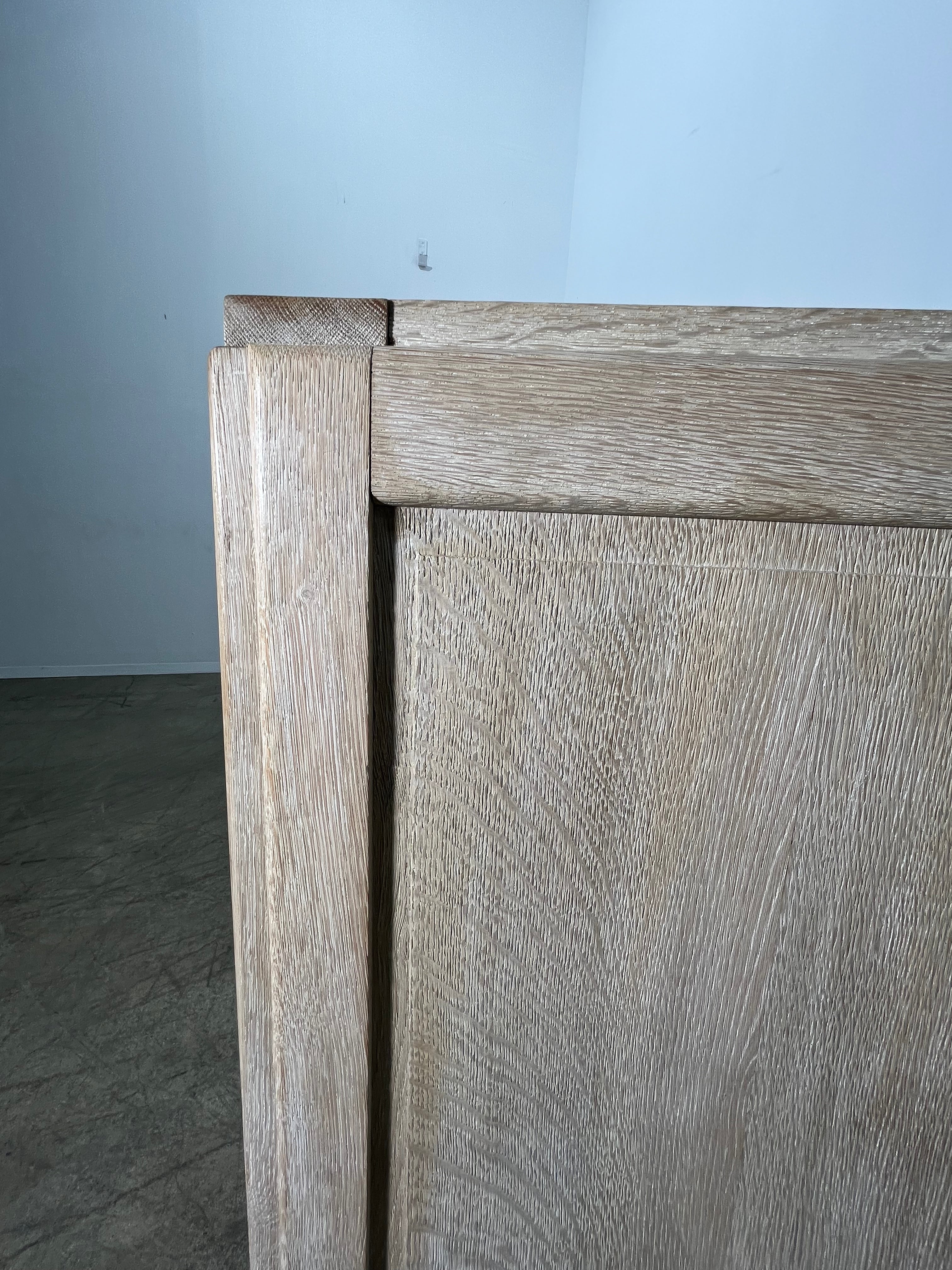 French Cerused Oak 1930's Sideboard