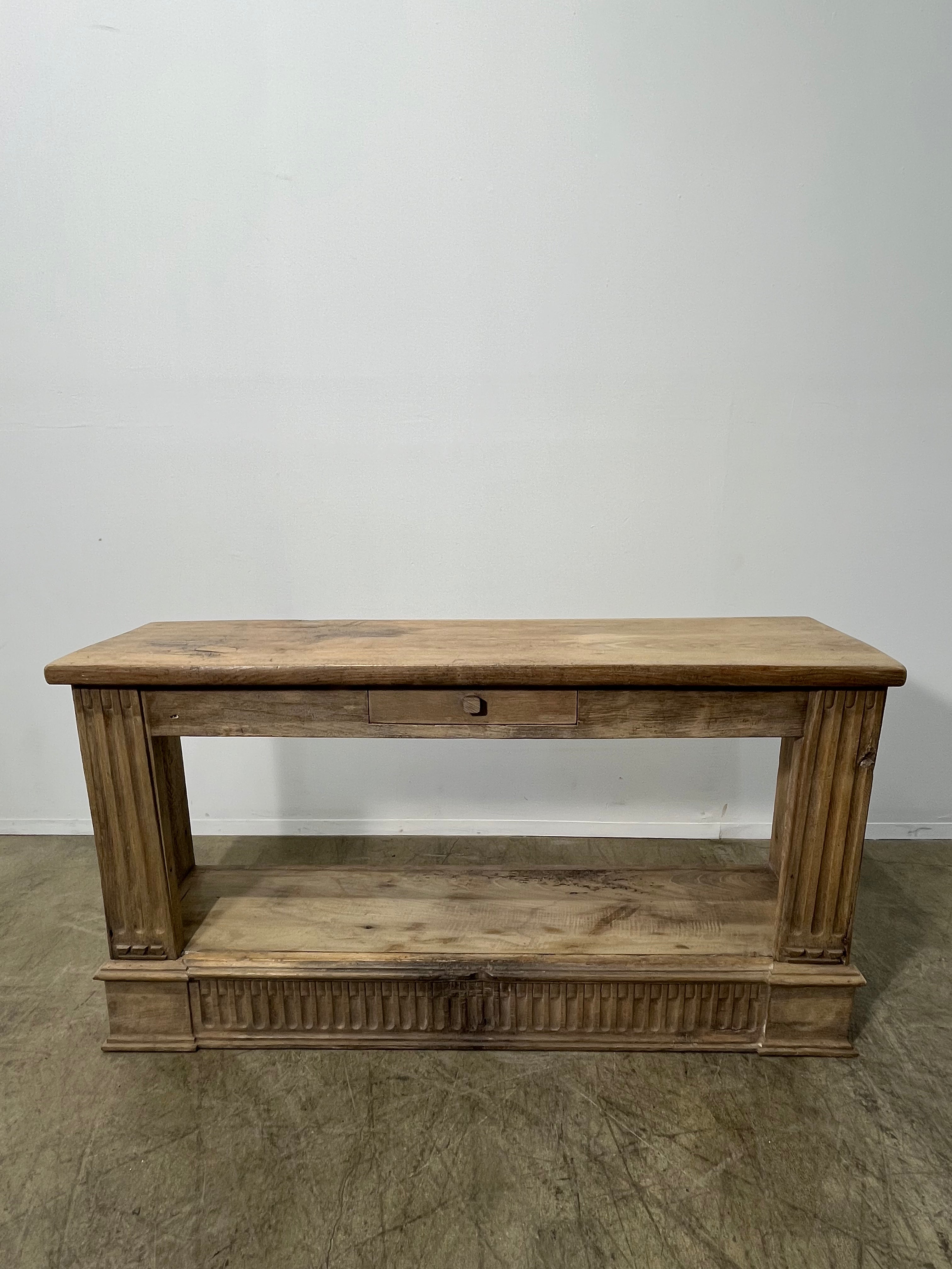 18th Century Belgian Oak Console