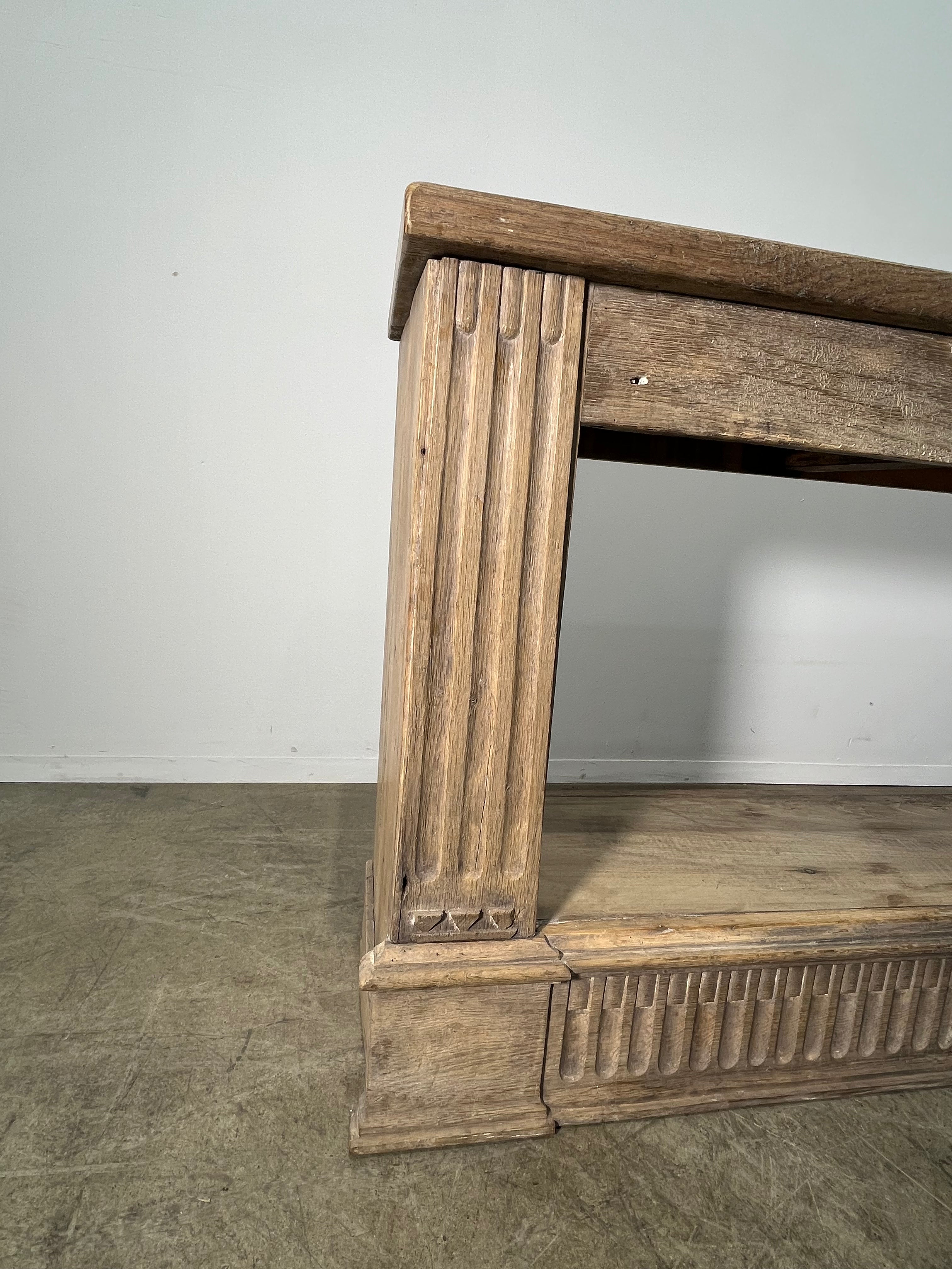 18th Century Belgian Oak Console