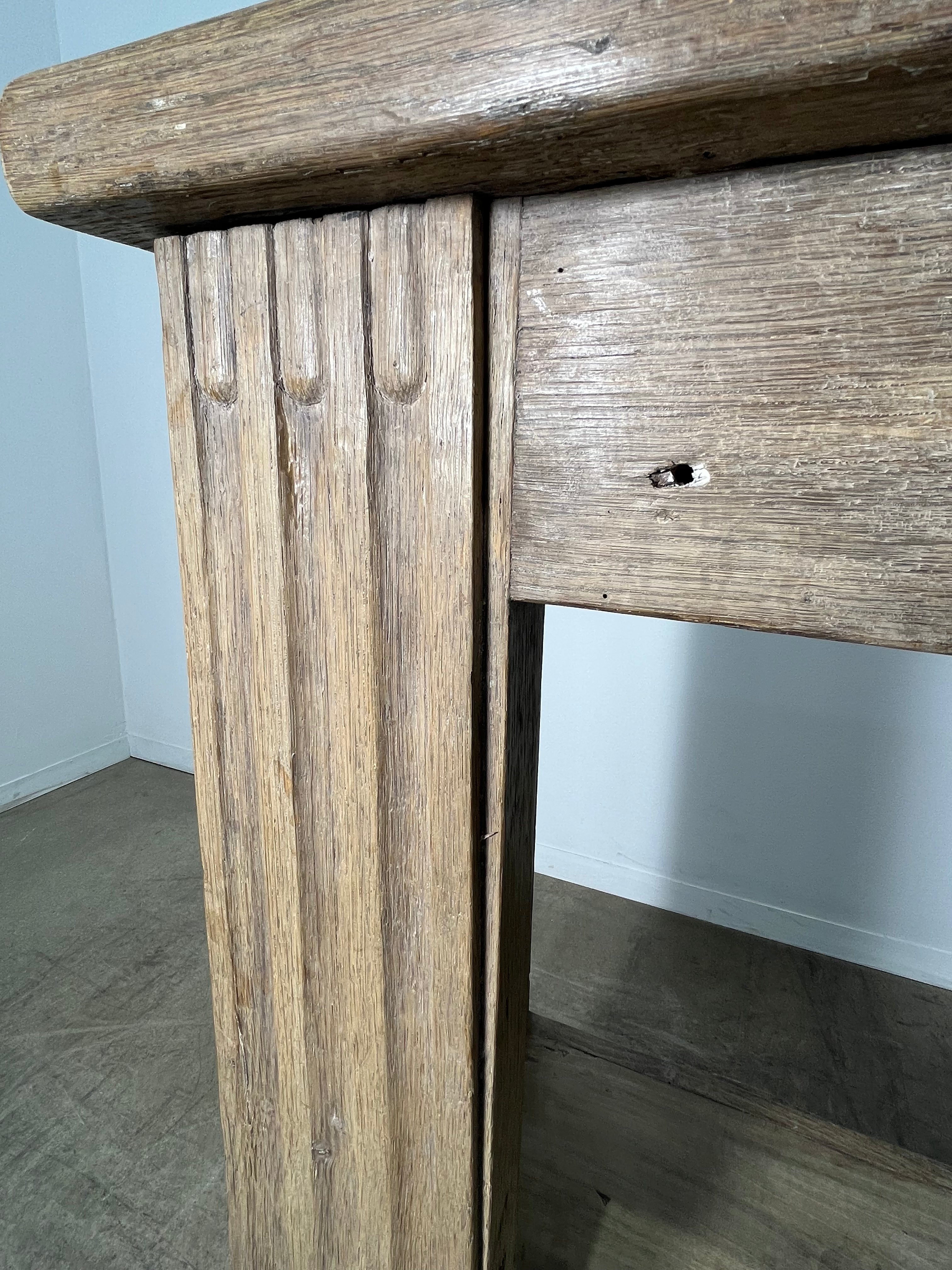 18th Century Belgian Oak Console