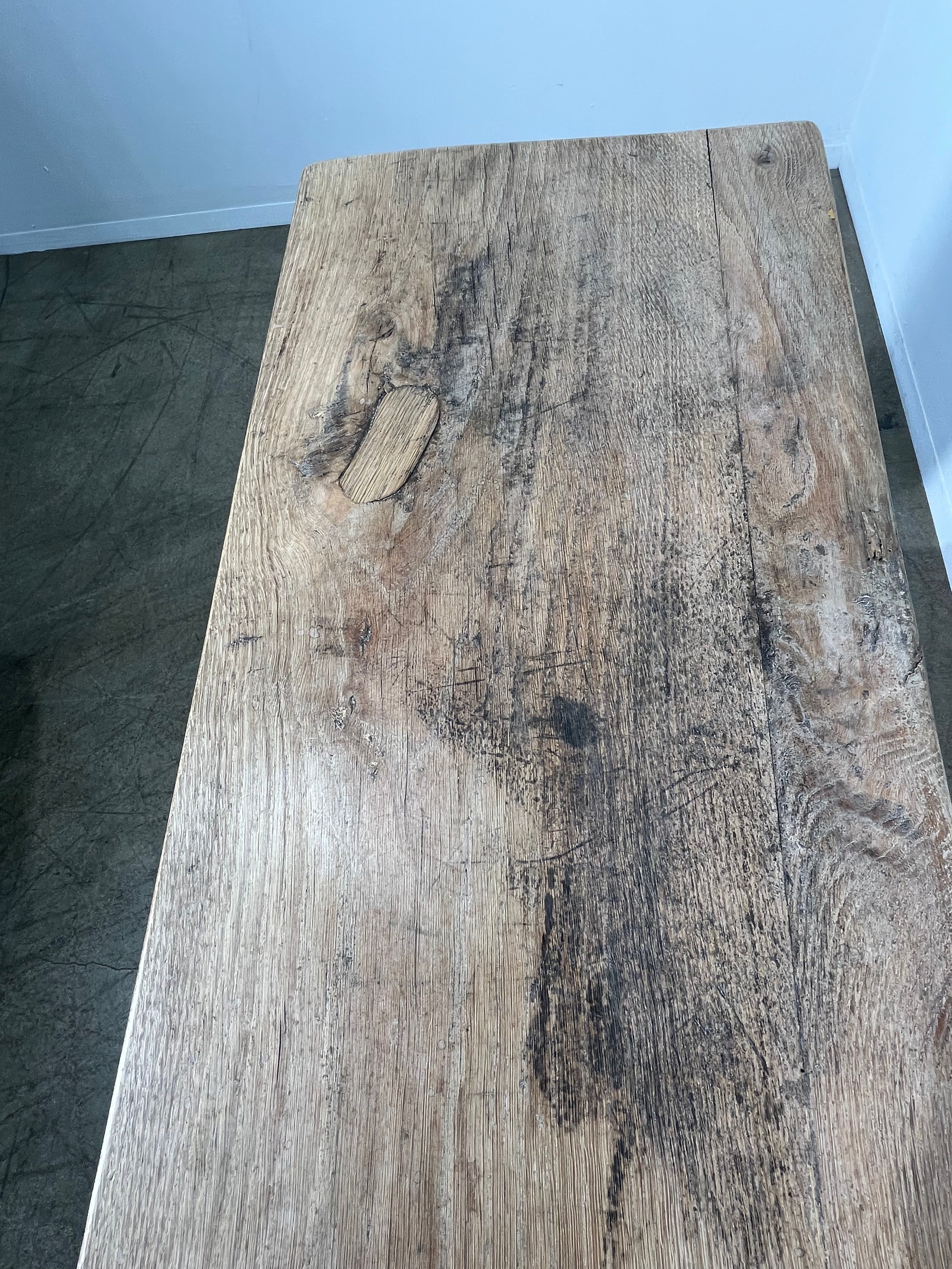 18th Century Belgian Oak Console